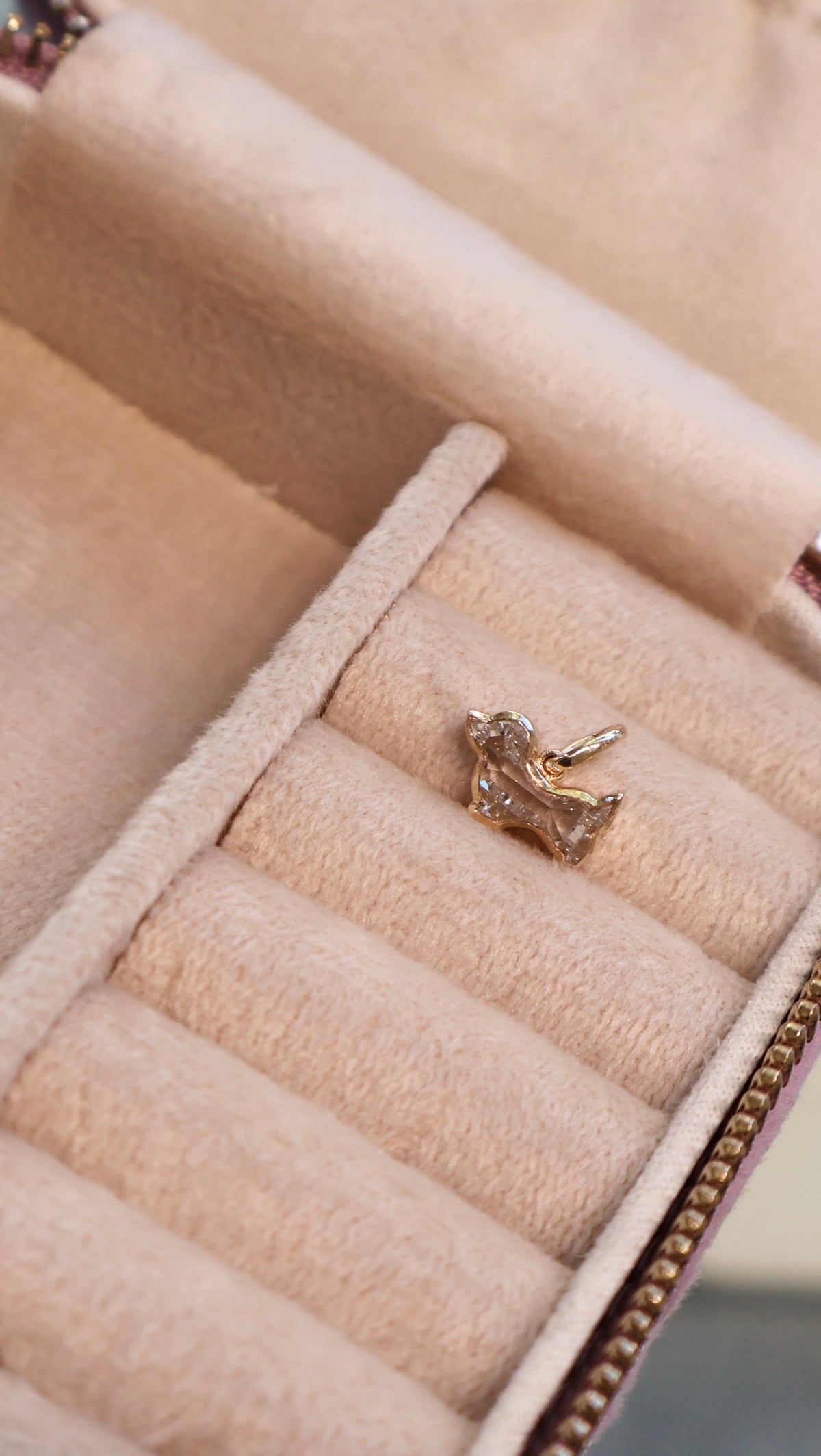 Dachshund Lab-Grown Diamond Charm