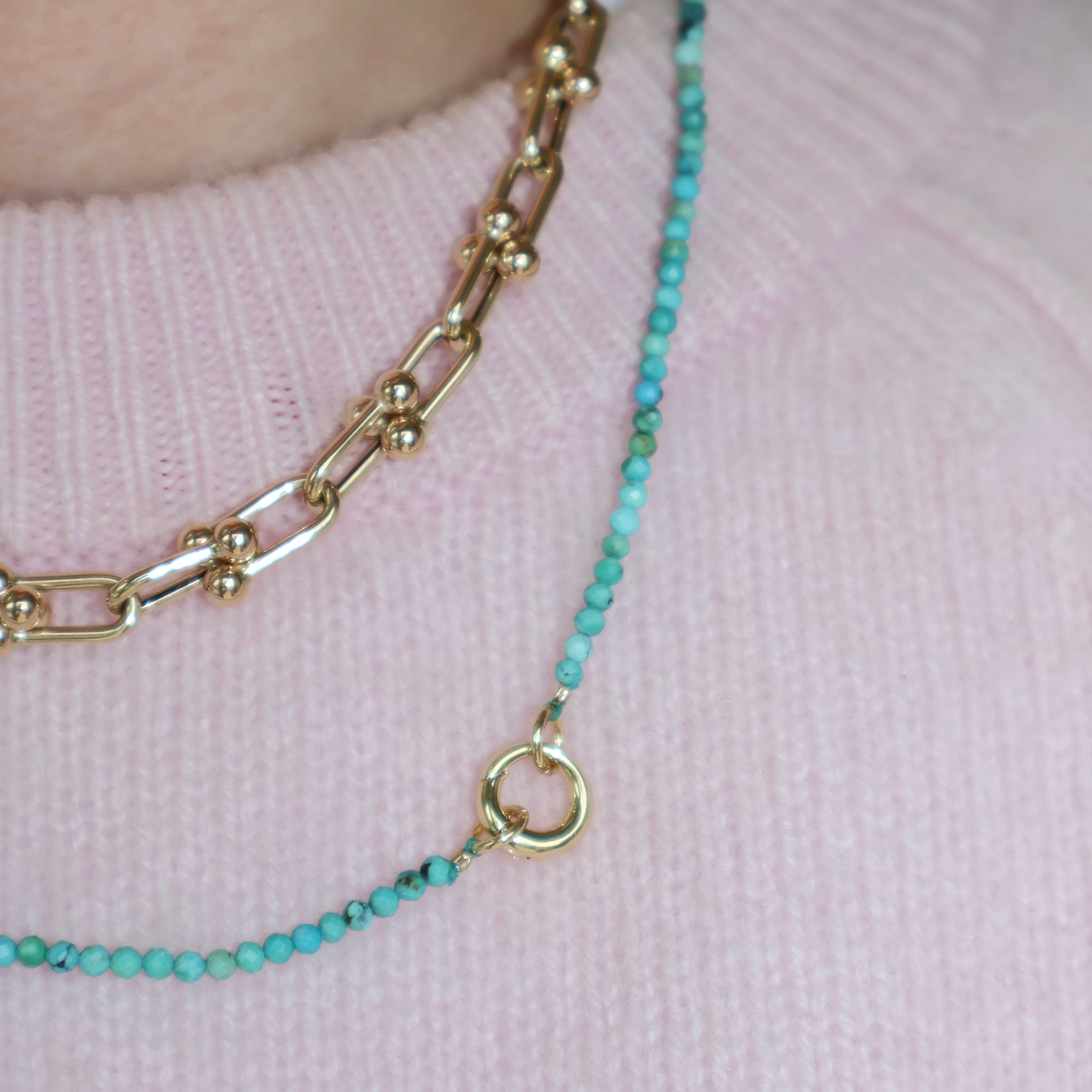 Turquoise Beaded Necklace