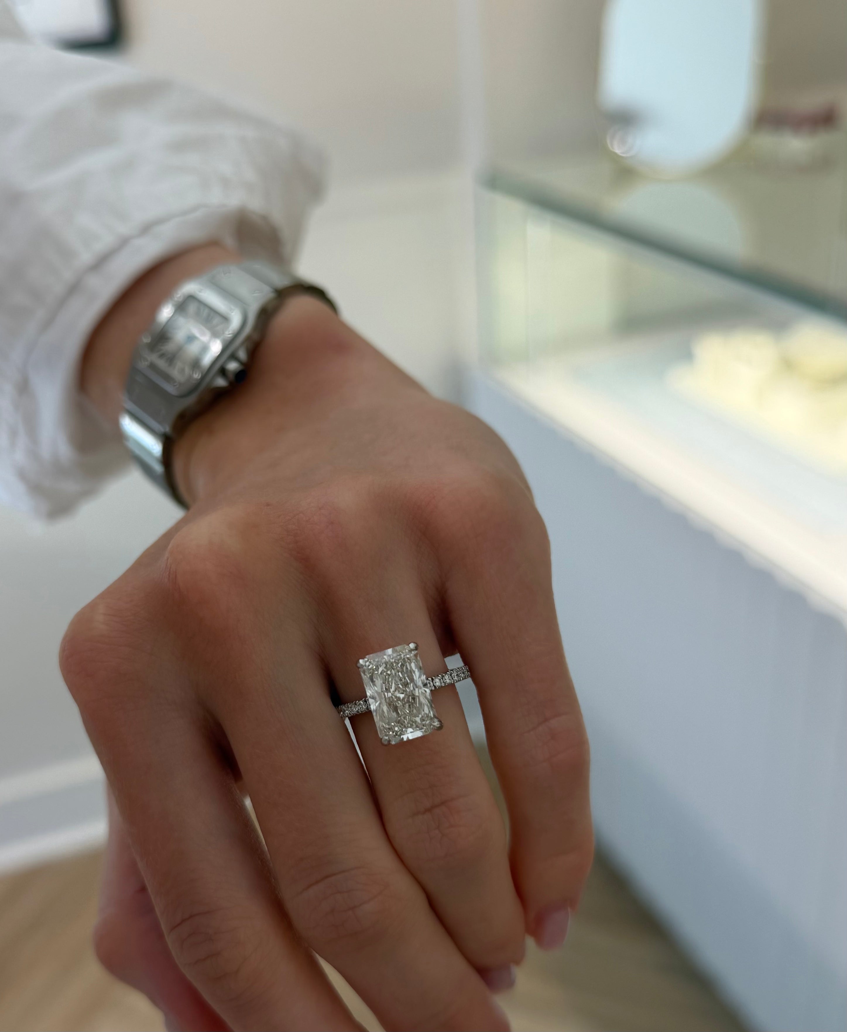 Radiant Cut Ring