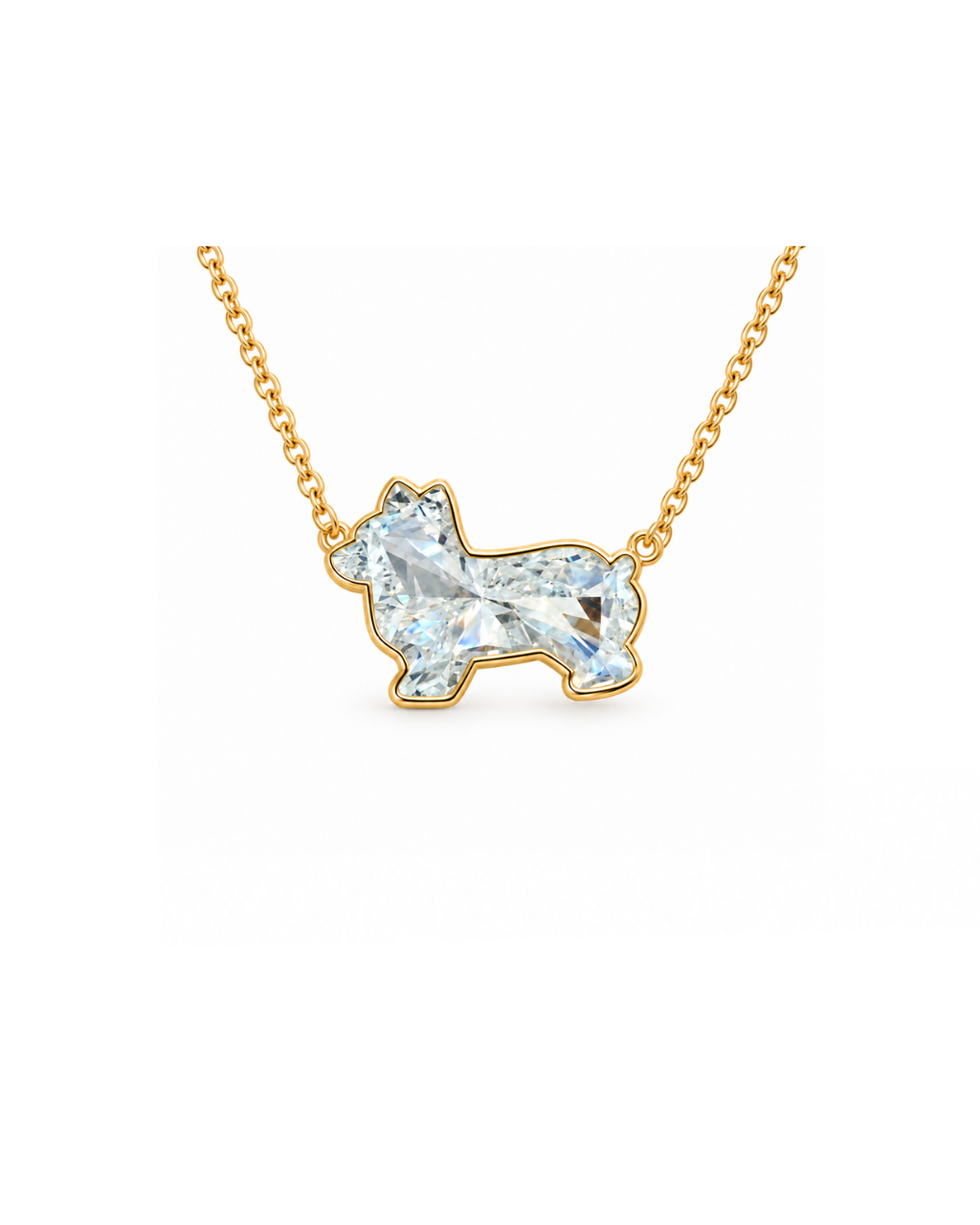 Corgi Cut Lab-Grown Necklace