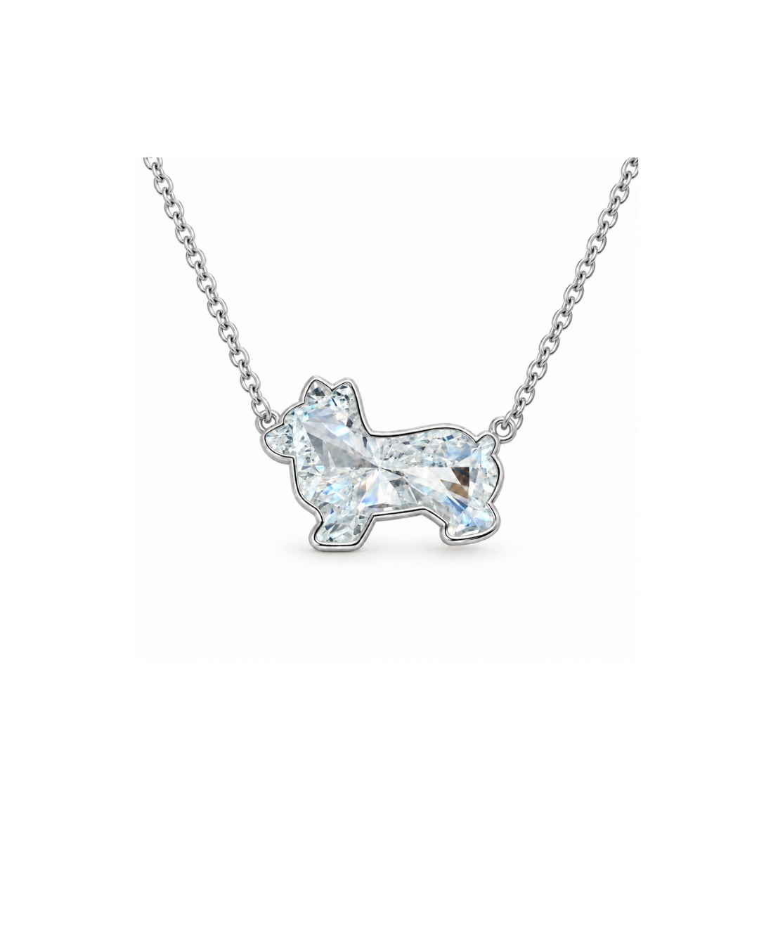 Corgi Cut Lab-Grown Necklace
