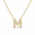 Diamond Initial Necklace
