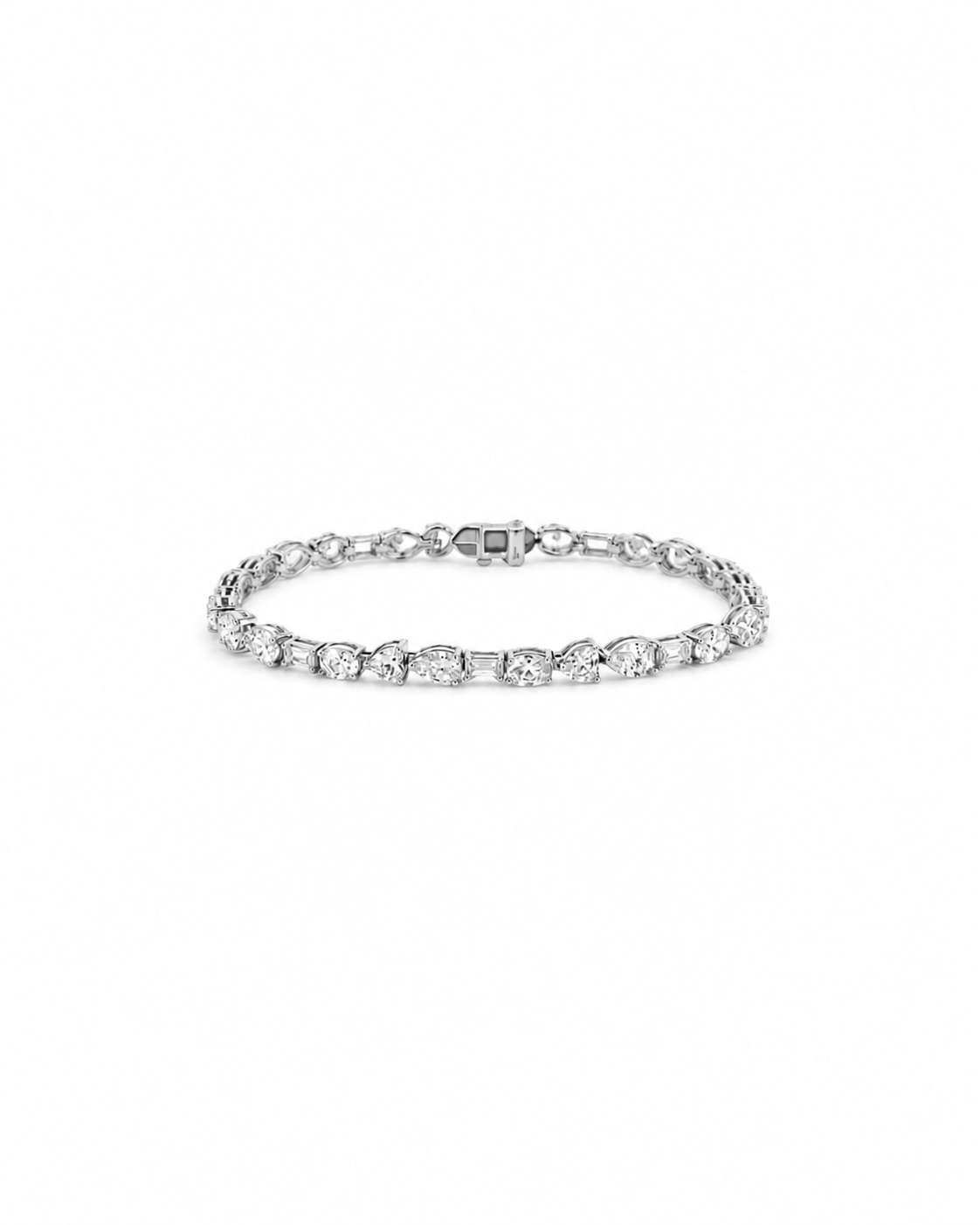 Multi Shape Lab-Grown Diamond Tennis Bracelet