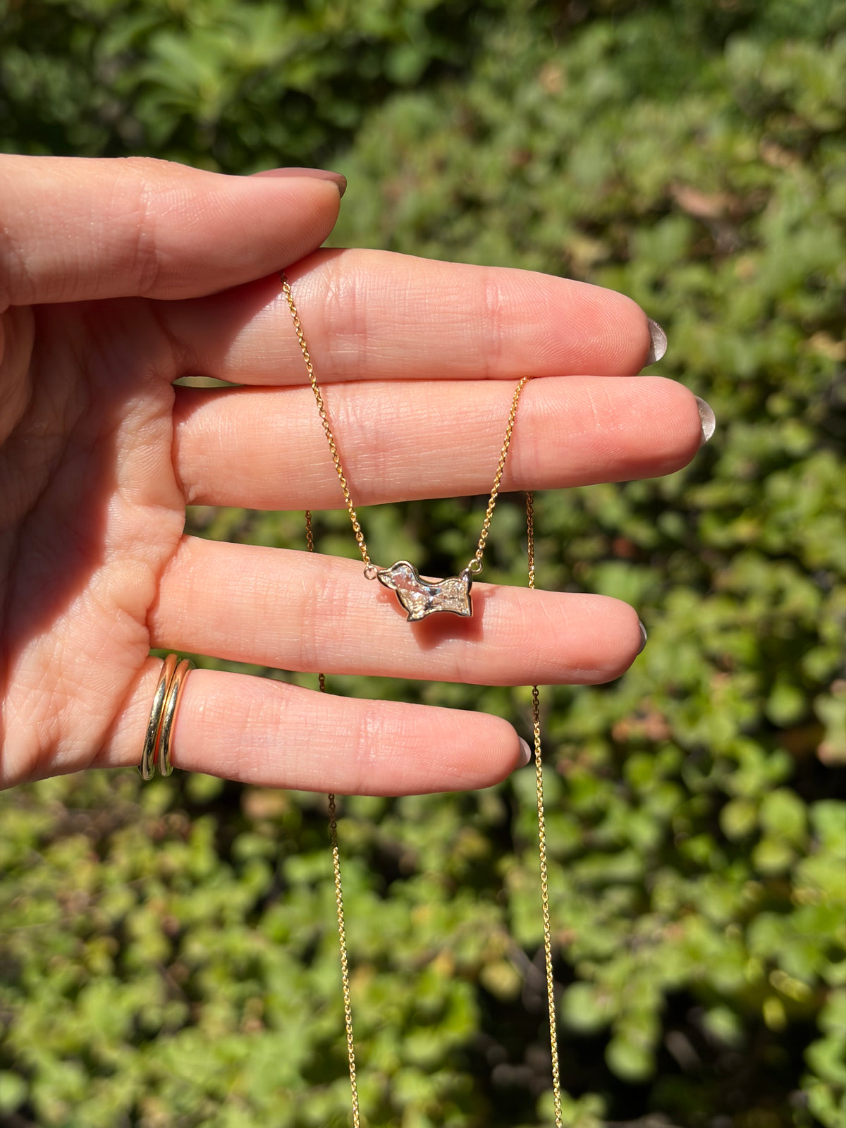 Dachshund-Cut Lab-Grown Necklace