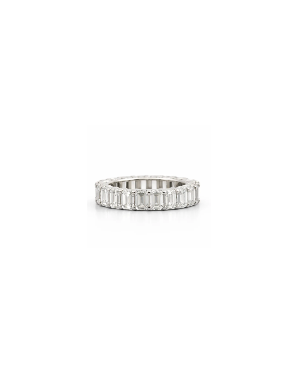 Emerald Cut Eternity Band