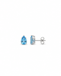 Topaz Pear Studs