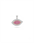 White Gold Pavé Evil Eye
