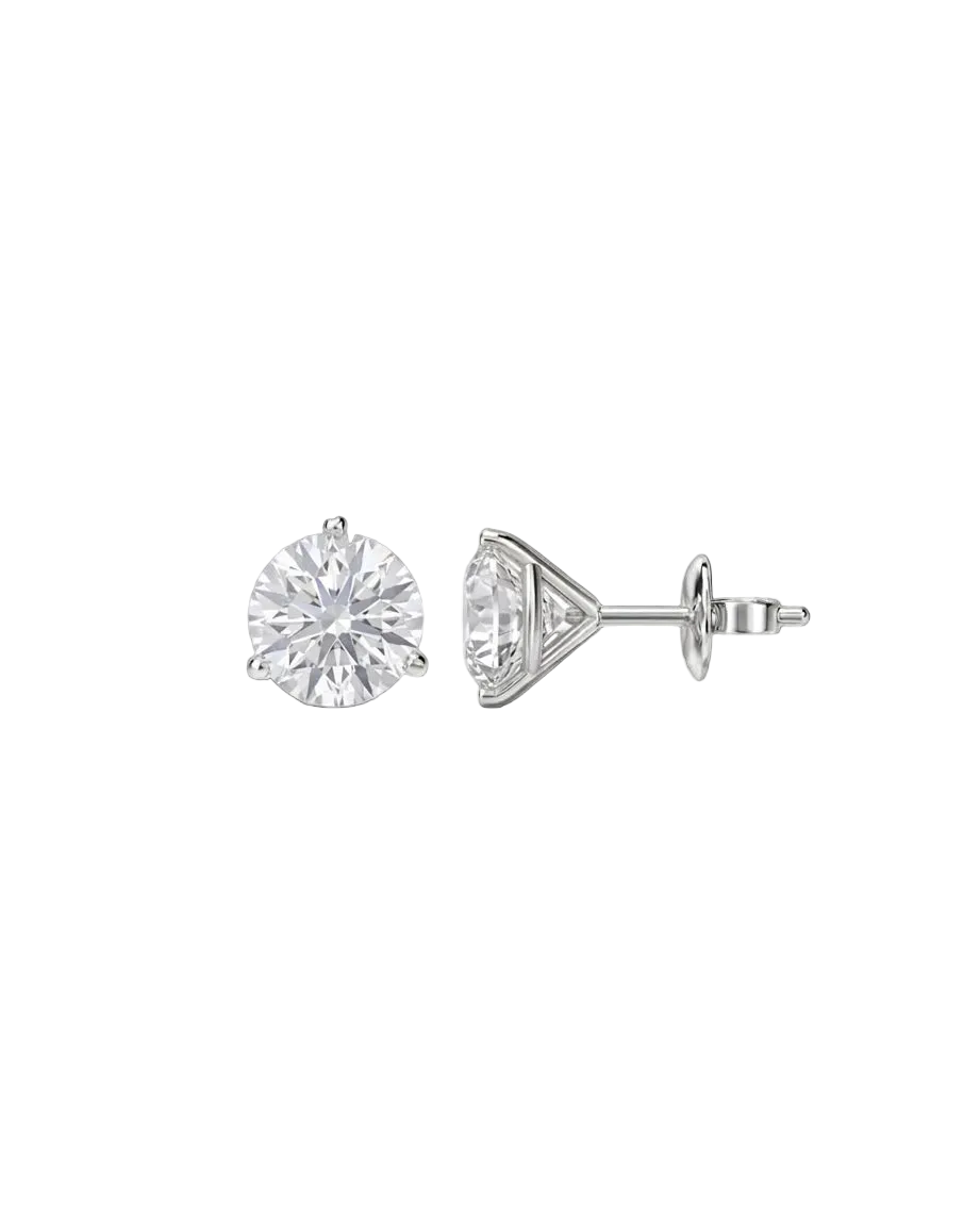 Round Brilliant Diamond Studs