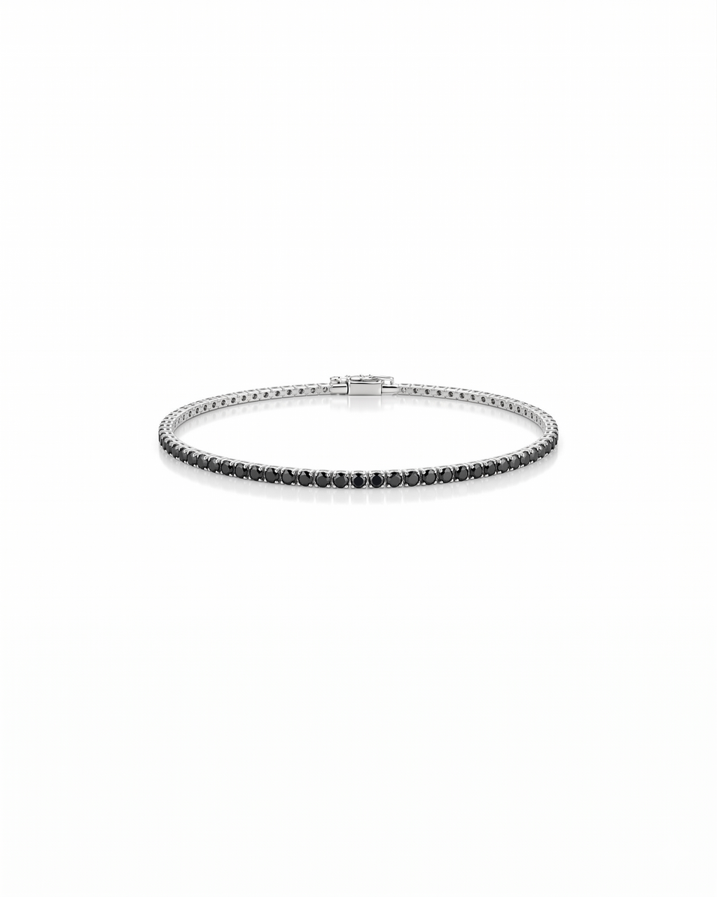 Black Diamond Tennis Bracelet