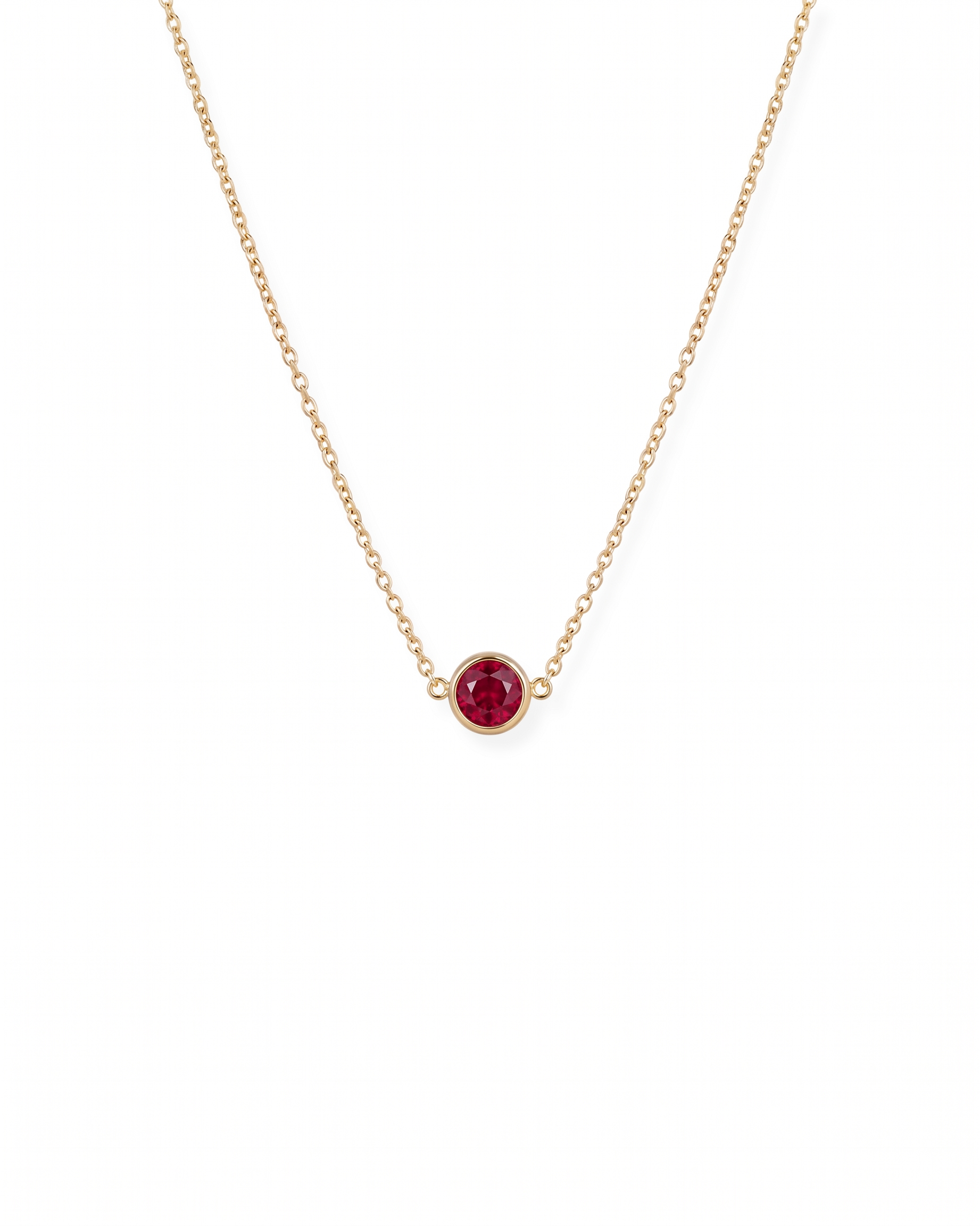 Mini Bezel Necklace