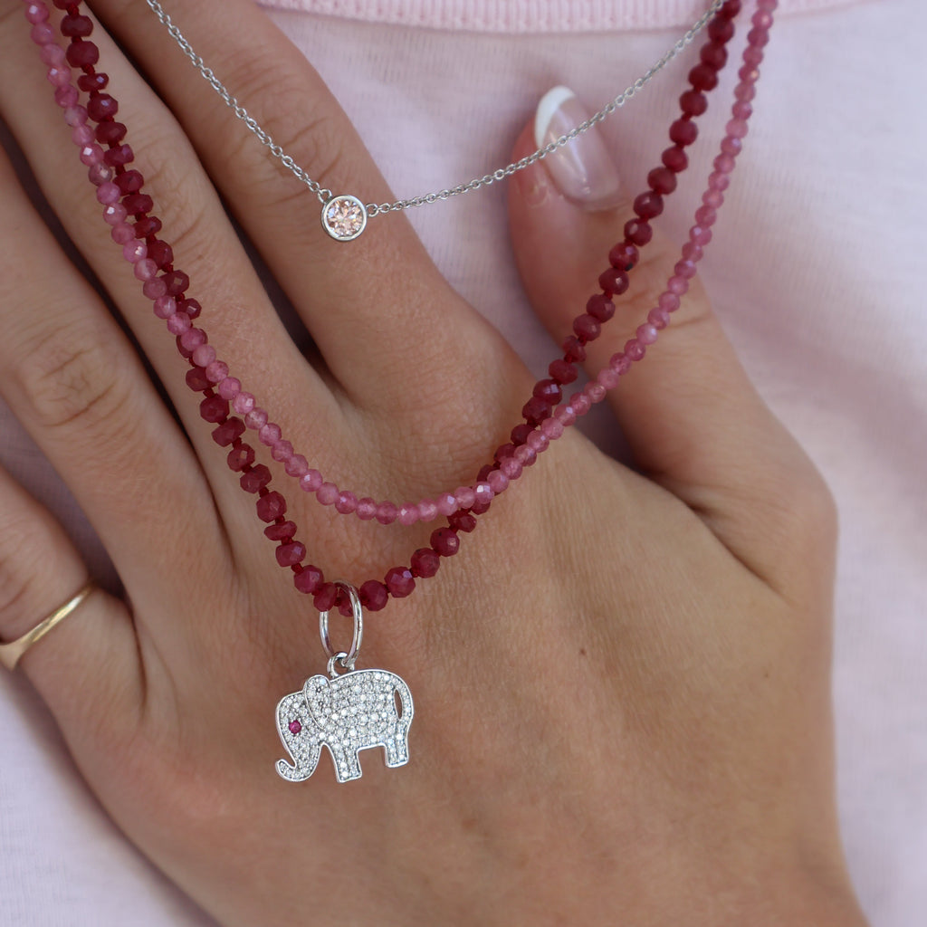 Ruby & Diamond Elephant