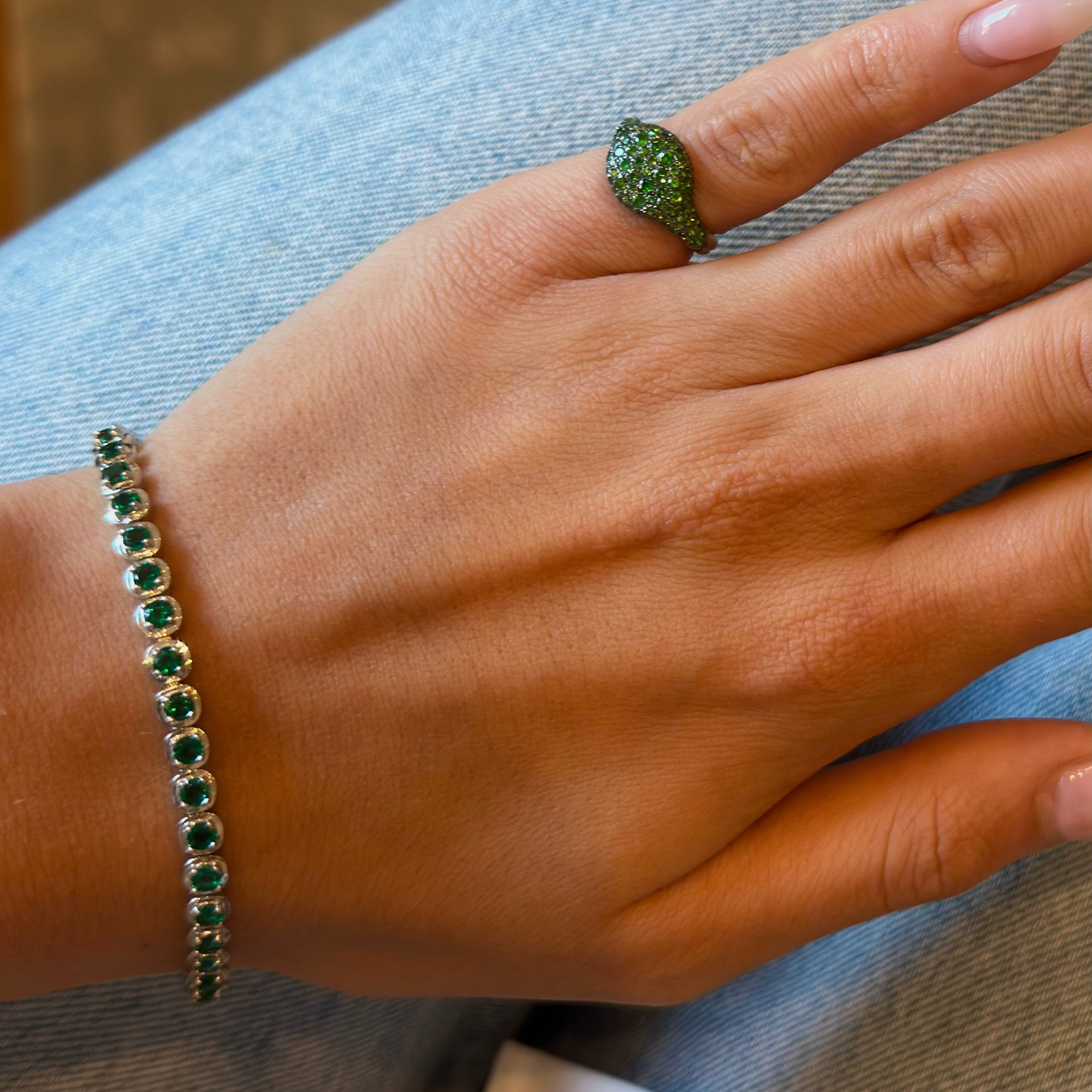Evergreen Tennis Bracelet