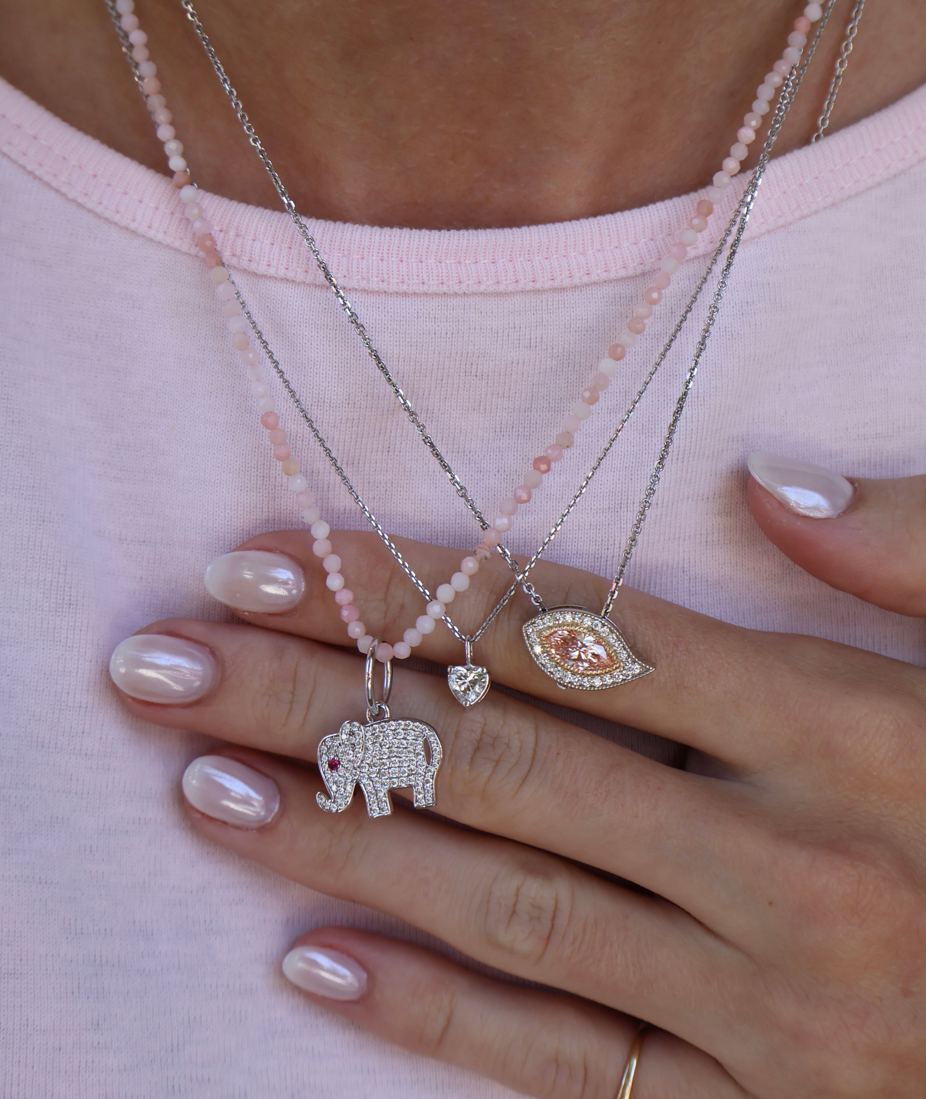 Santorini Pink Evil Eye