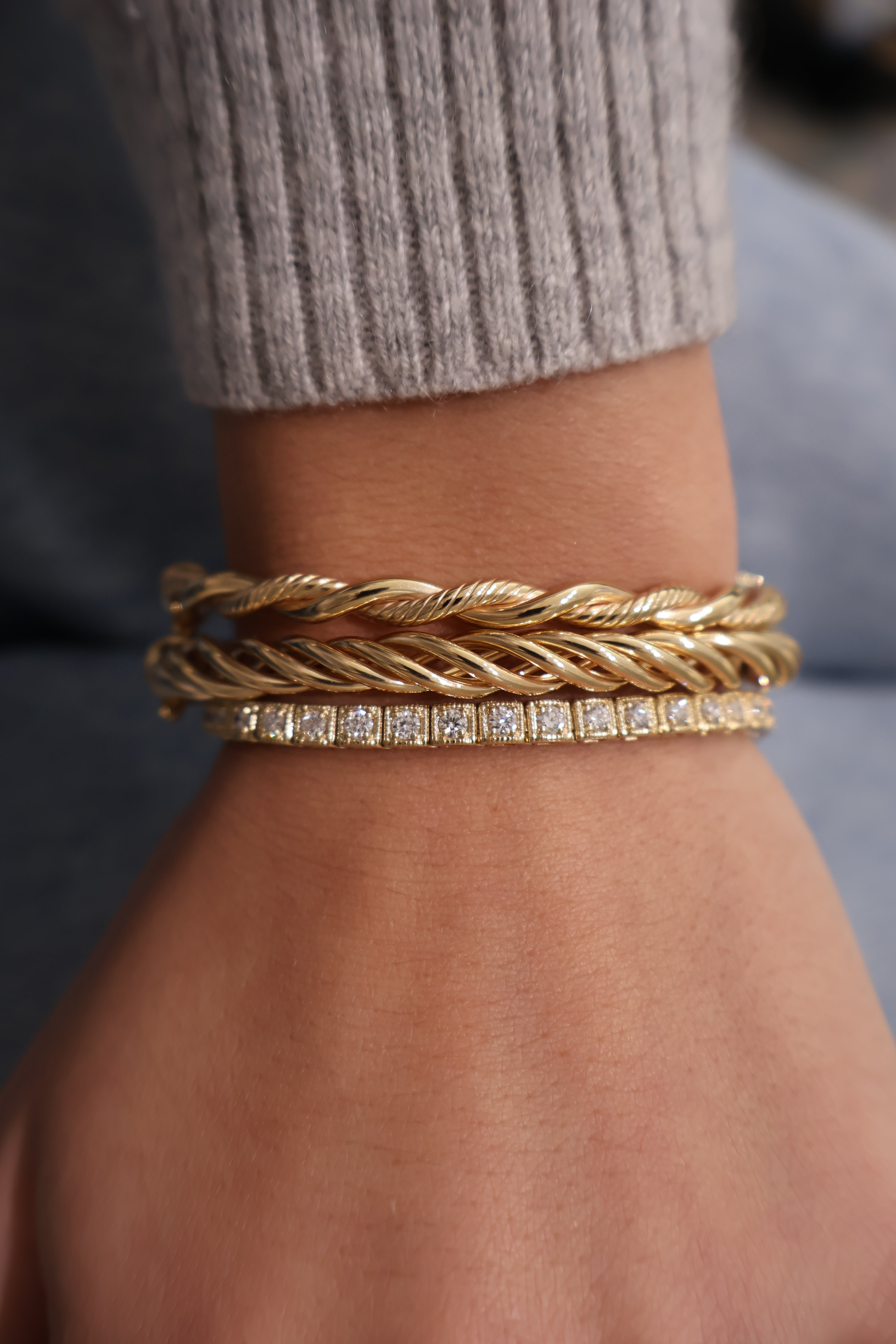 Classic Twist Bangle