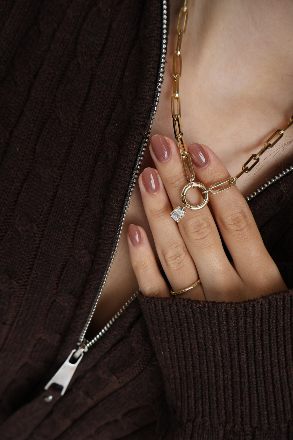 Radiant-Cut Lab Grown Pendant