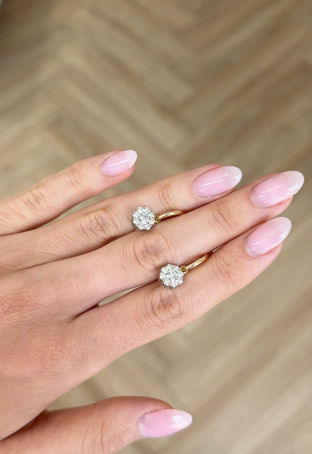Natural Diamond Flora Drops