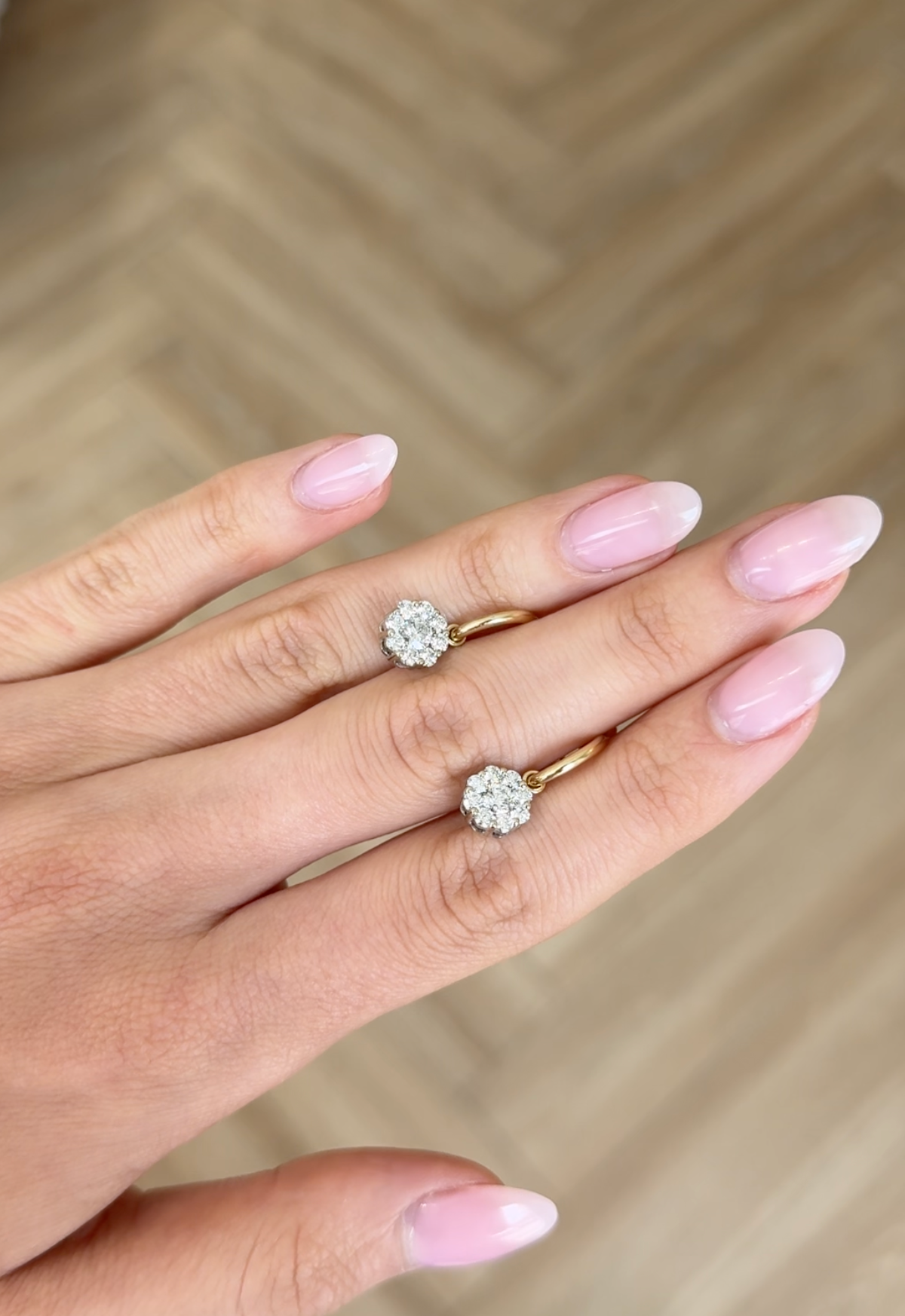 Natural Diamond Flora Drops