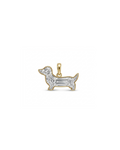 Dachshund Lab-Grown Diamond Charm