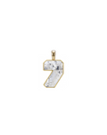 Lab-Grown Diamond Number Charm