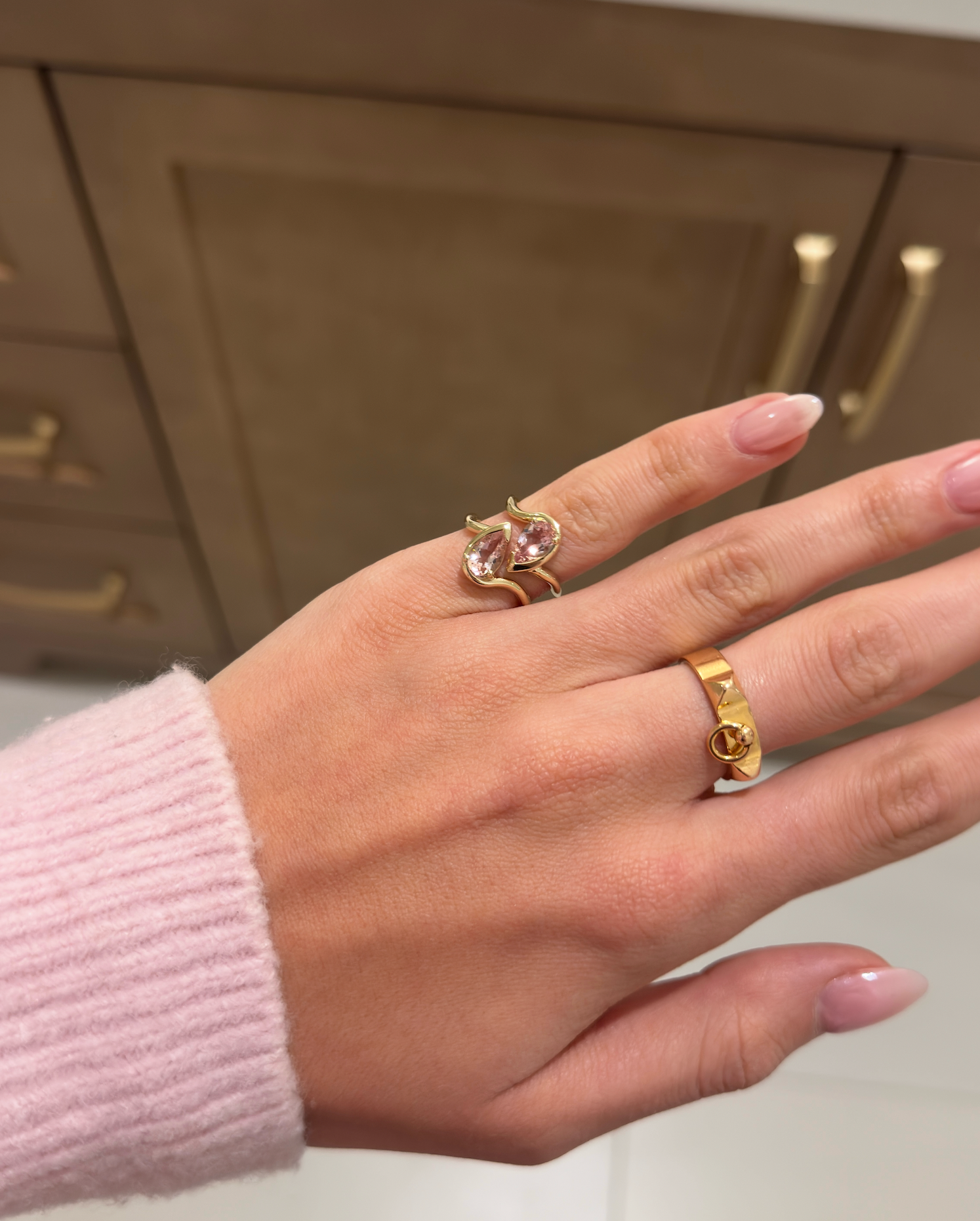 Morganite Pinky