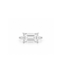 Emerald Cut Lab-Grown Engagement Ring