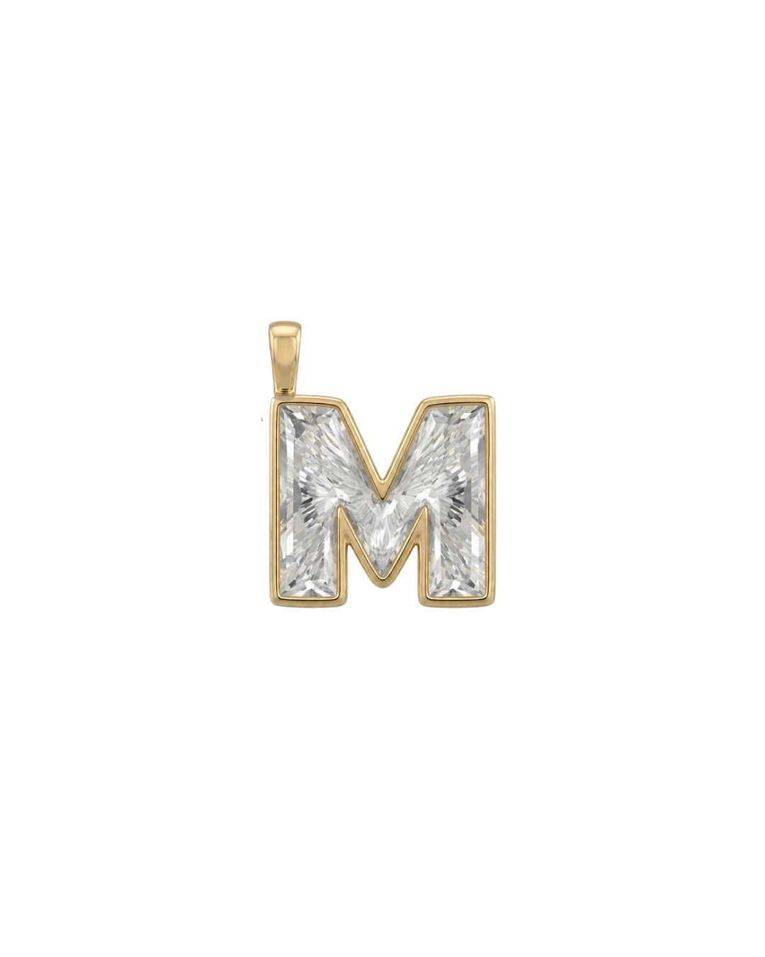 Initial Lab-Grown Pendant