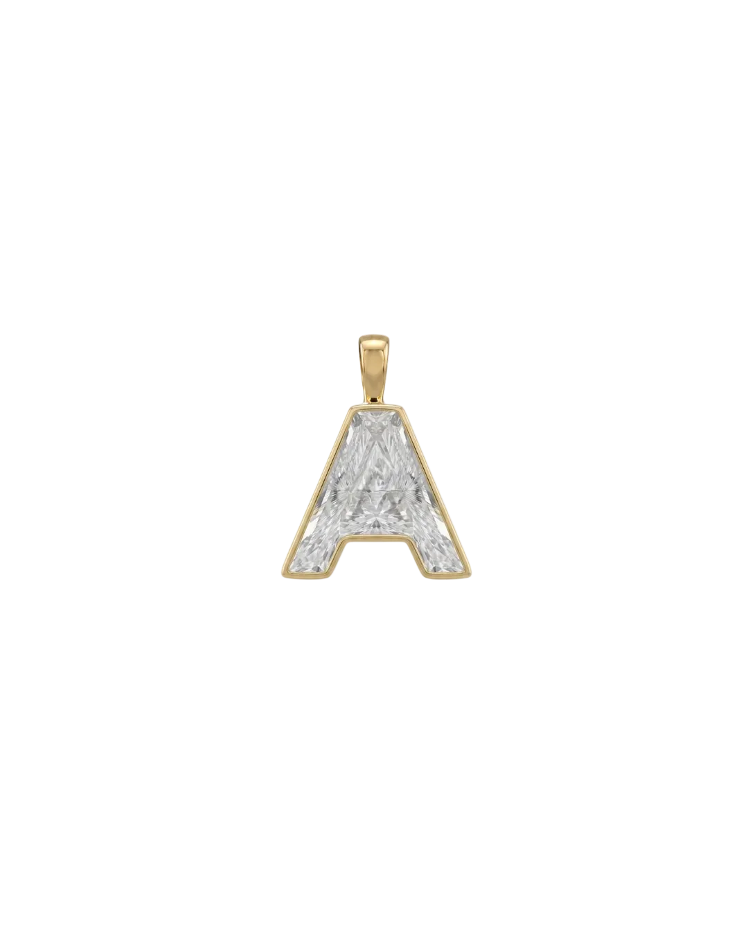 Initial Lab-Grown Pendant