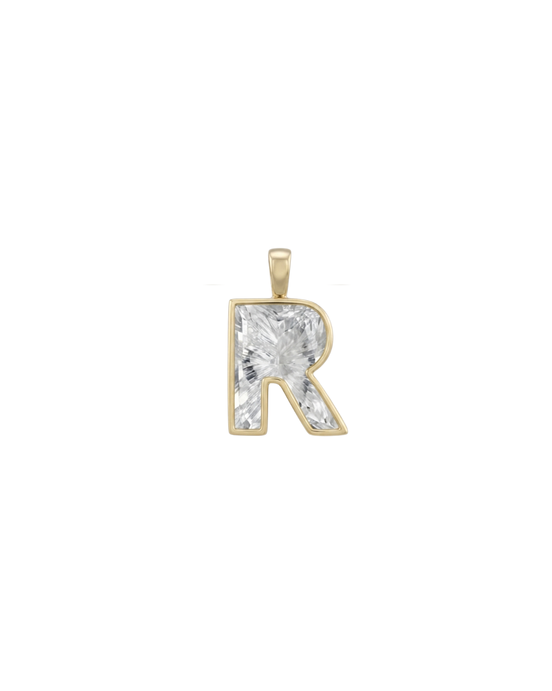 Initial Lab-Grown Pendant