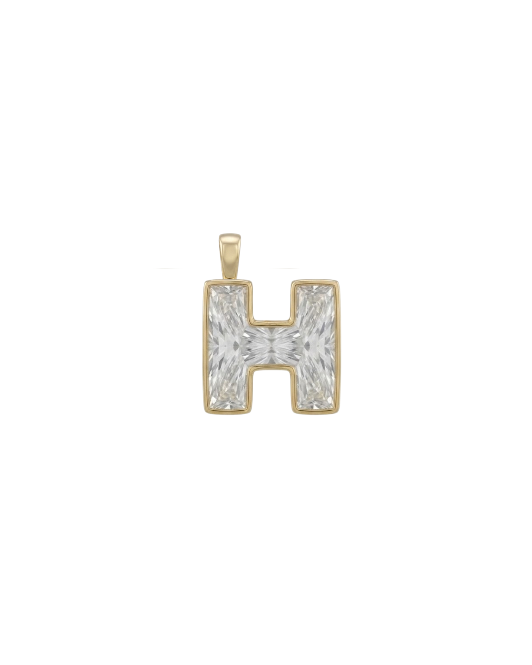 Initial Lab-Grown Pendant