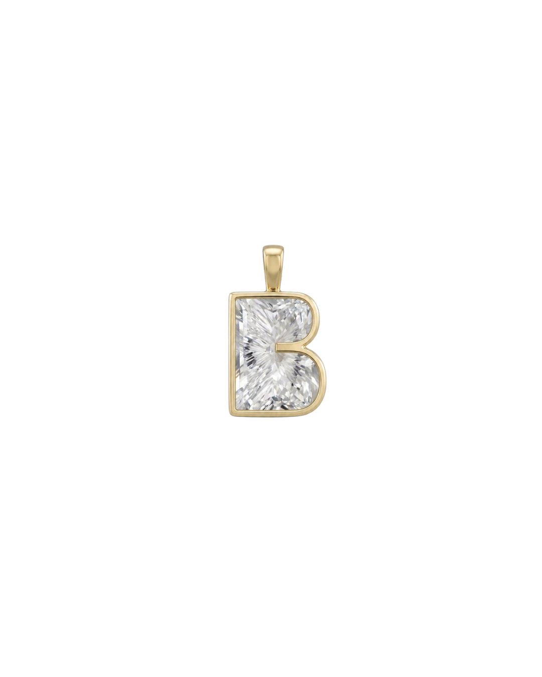 Initial Lab-Grown Pendant