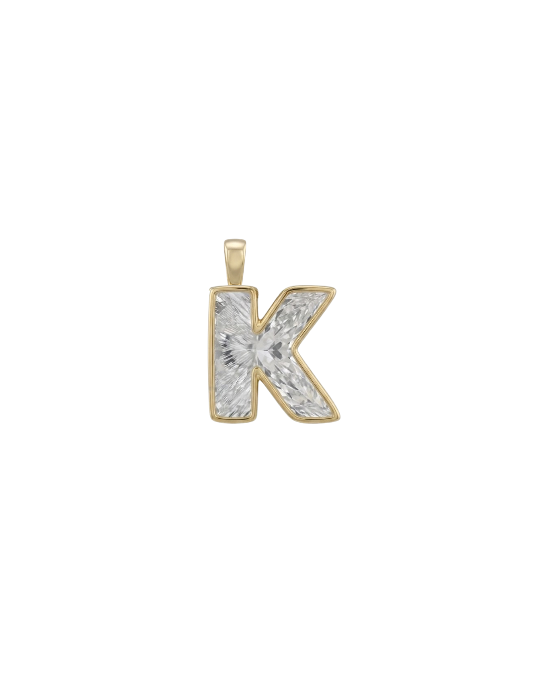 Initial Lab-Grown Pendant