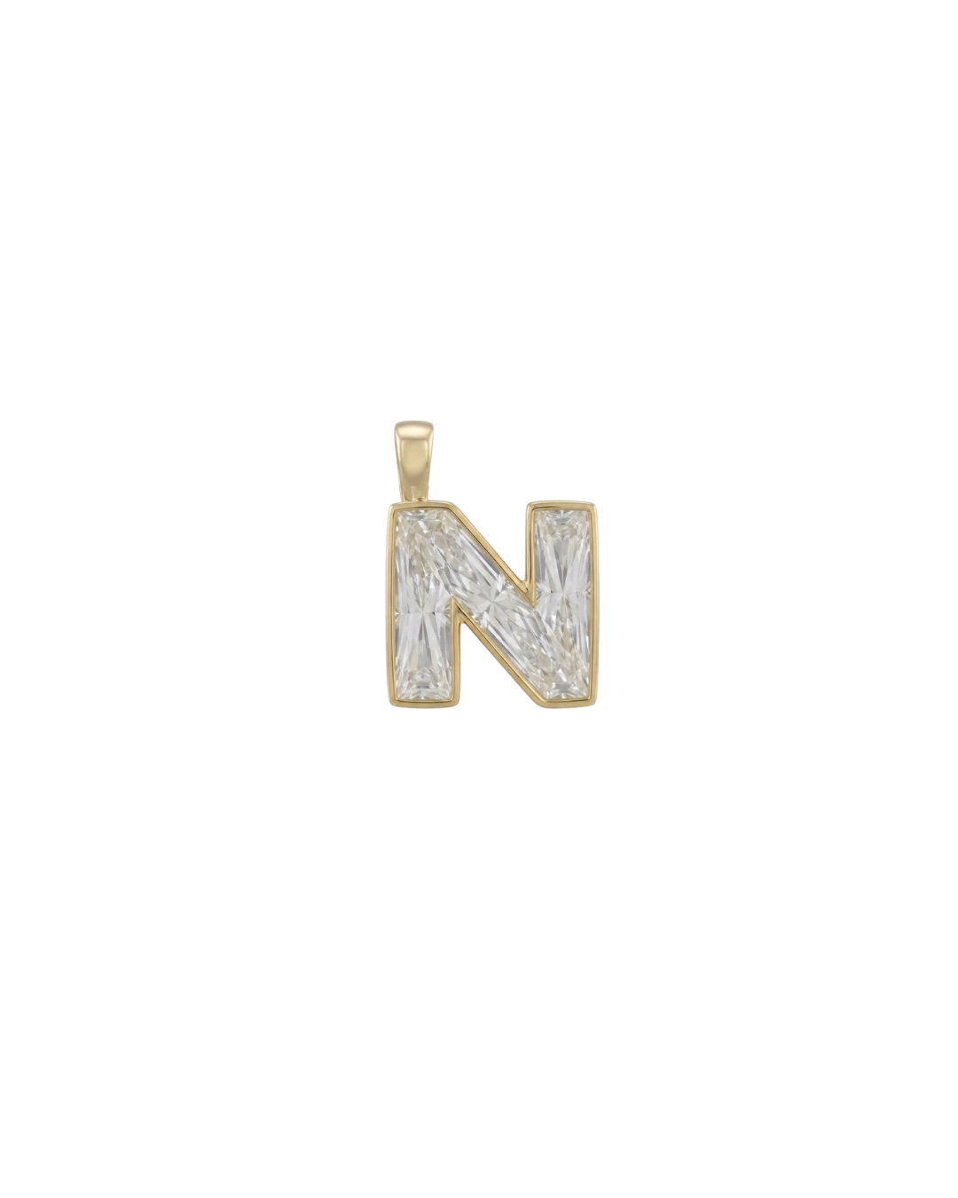 Initial Lab-Grown Pendant