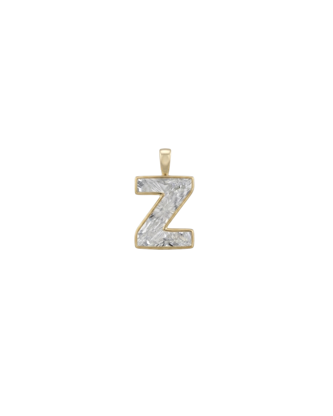 Initial Lab-Grown Pendant