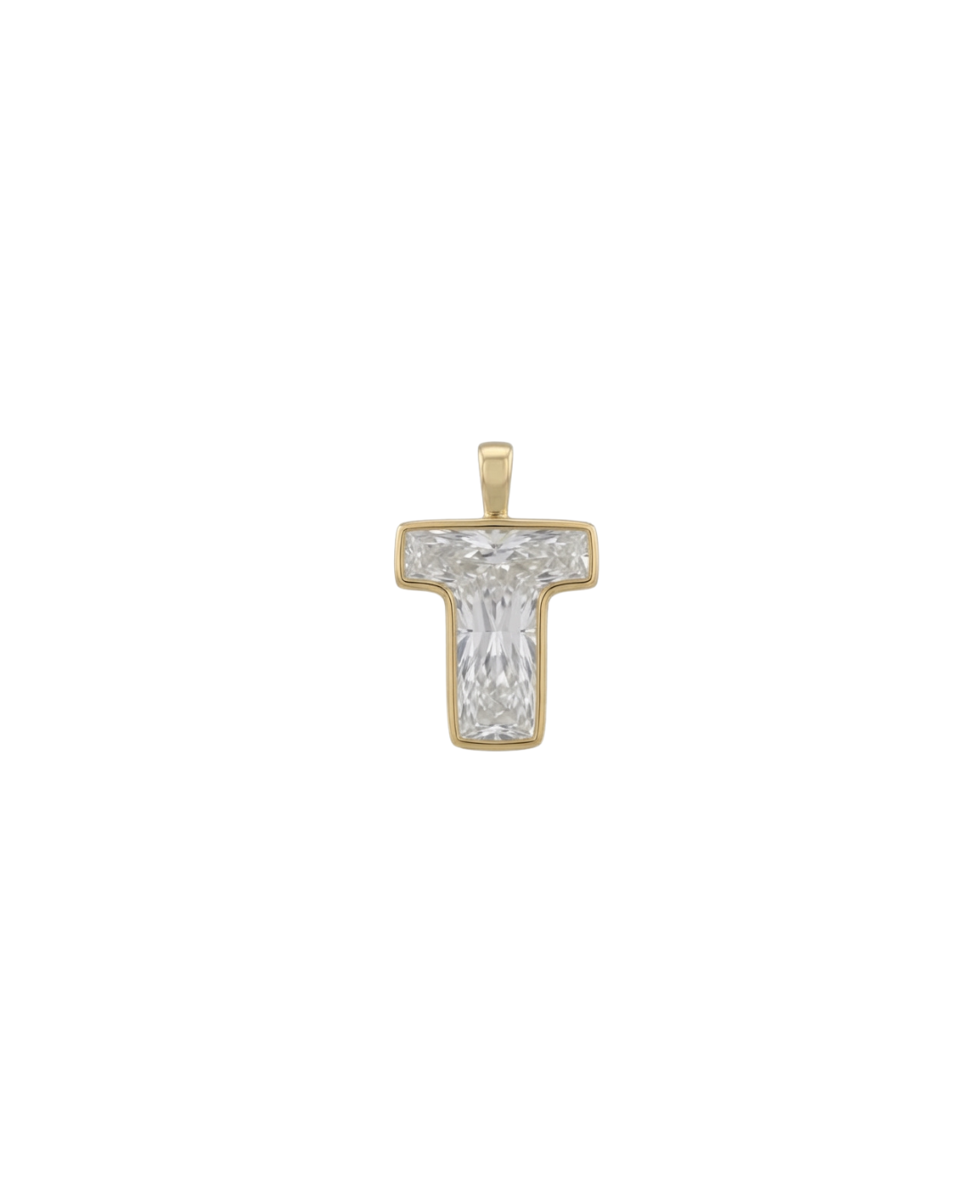 Initial Lab-Grown Pendant