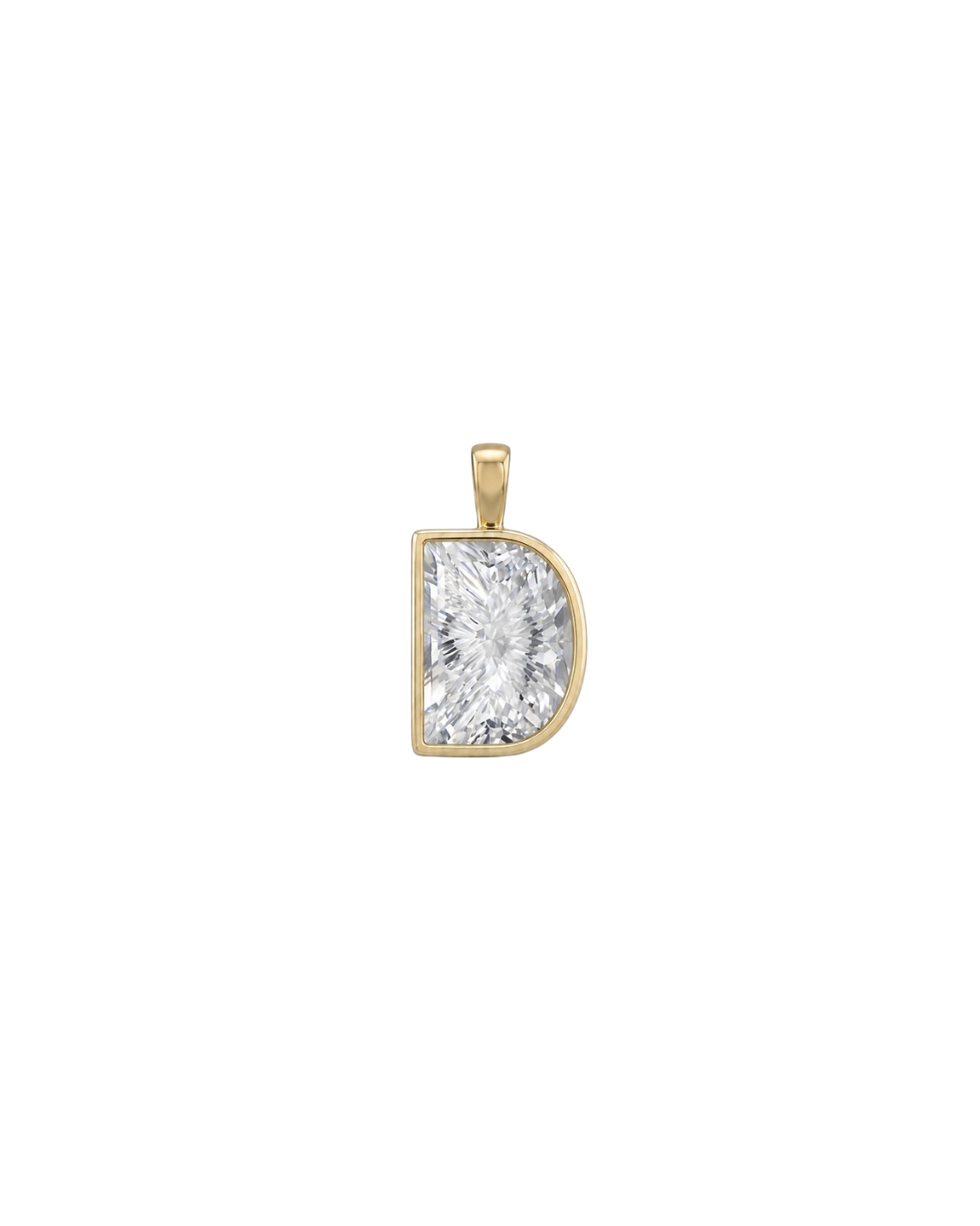 Initial Lab-Grown Pendant