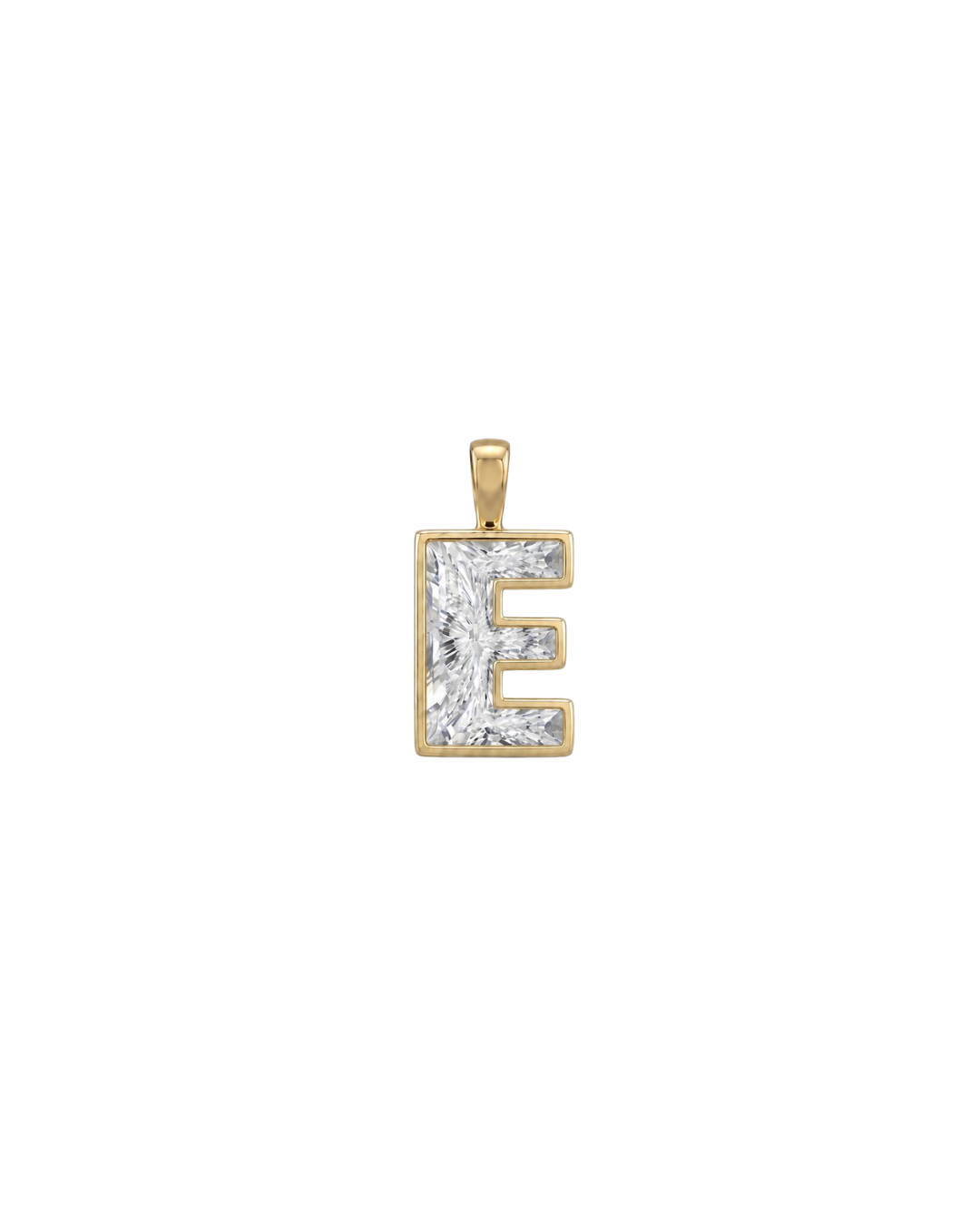 Initial Lab-Grown Pendant