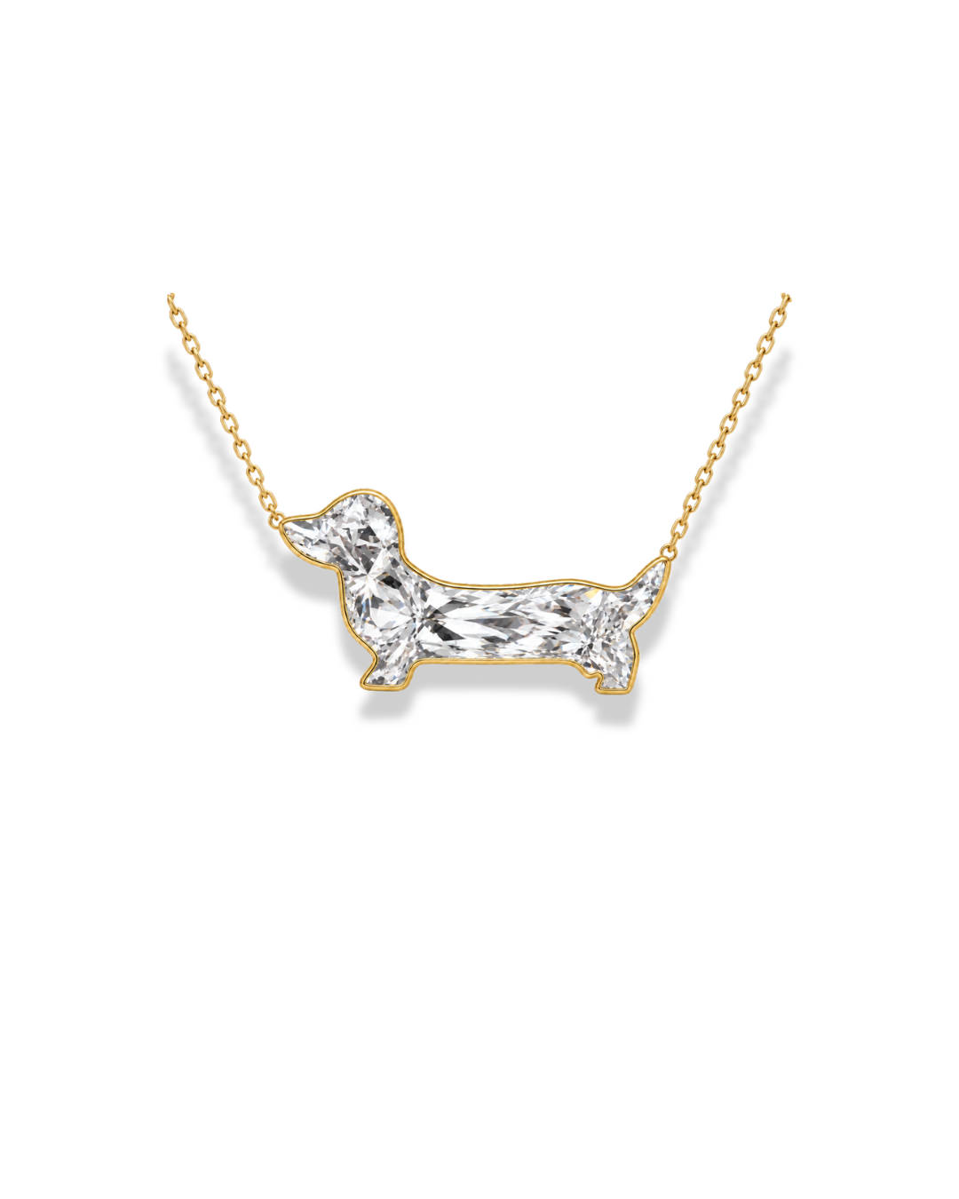 Dachshund-Cut Lab-Grown Diamond