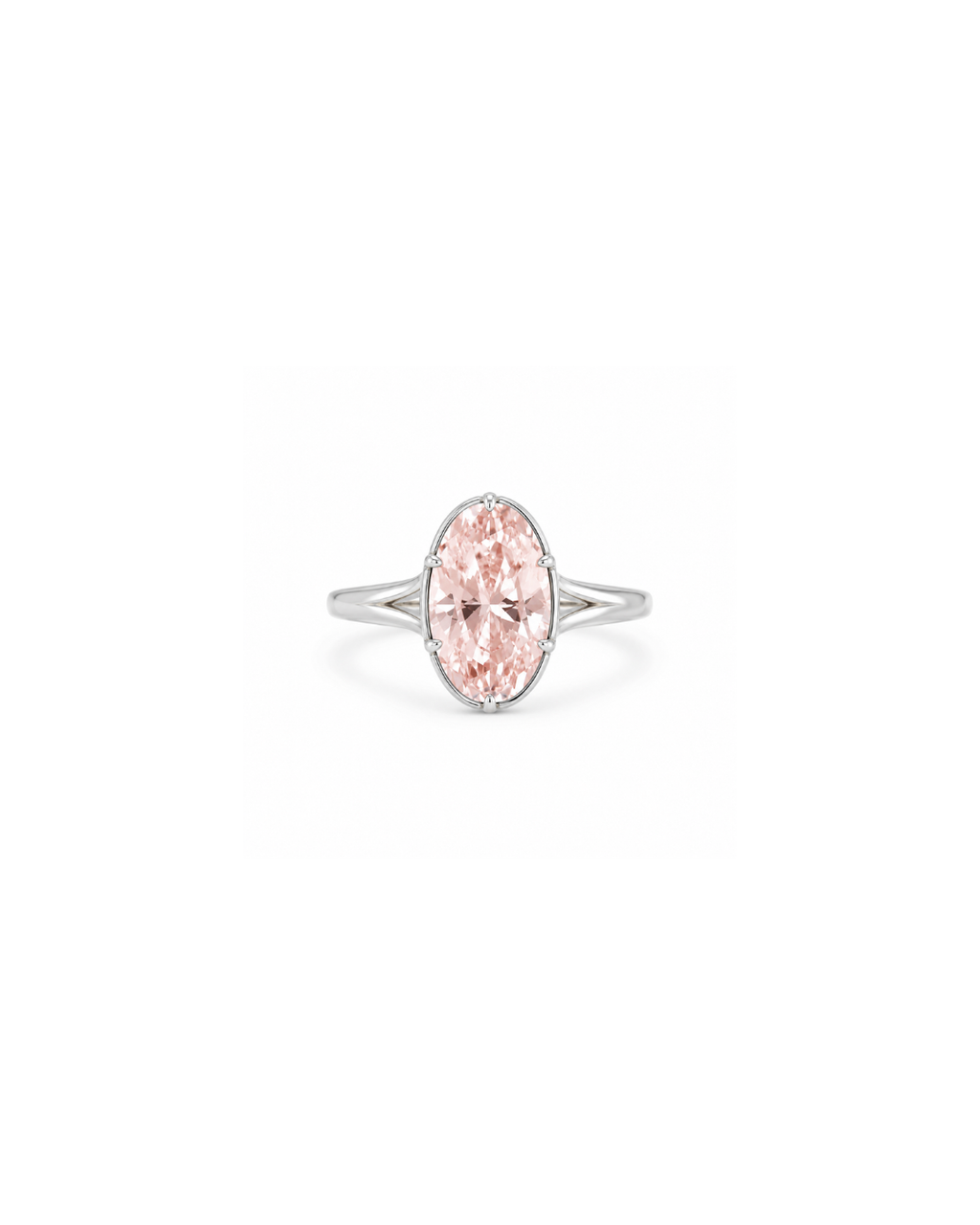 Blush Pink Lab-Grown Diamond Ring