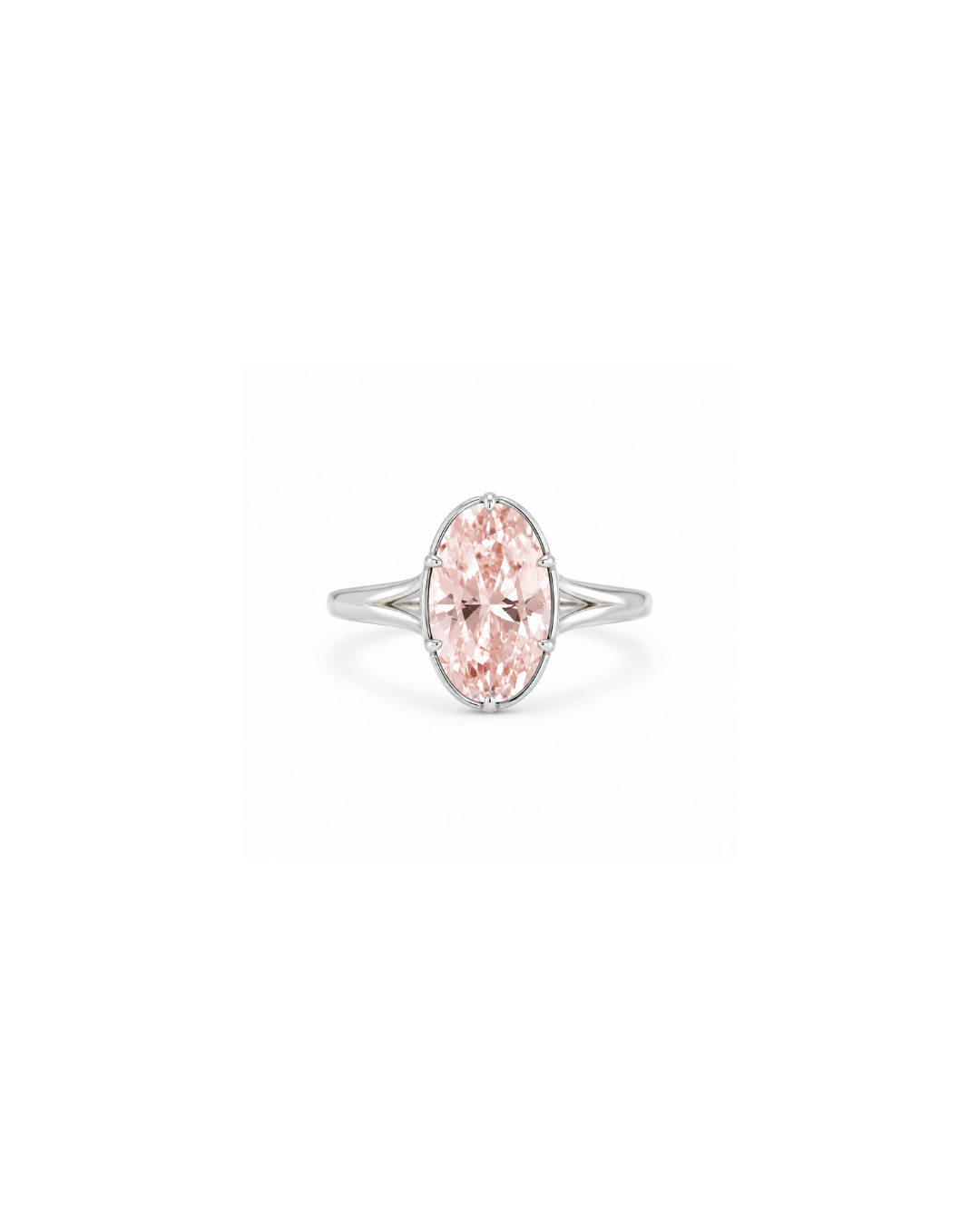 Blush Pink Lab-Grown Diamond Ring