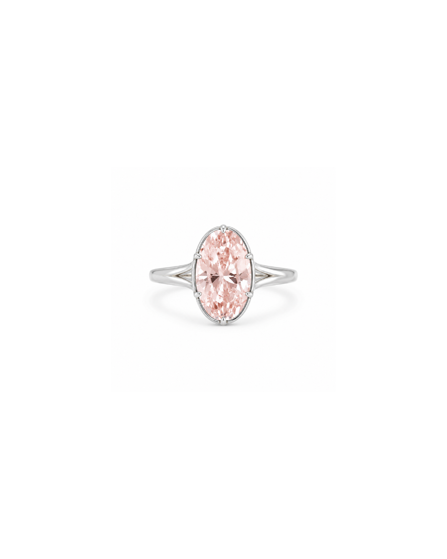 Blush Pink Lab-Grown Diamond Ring