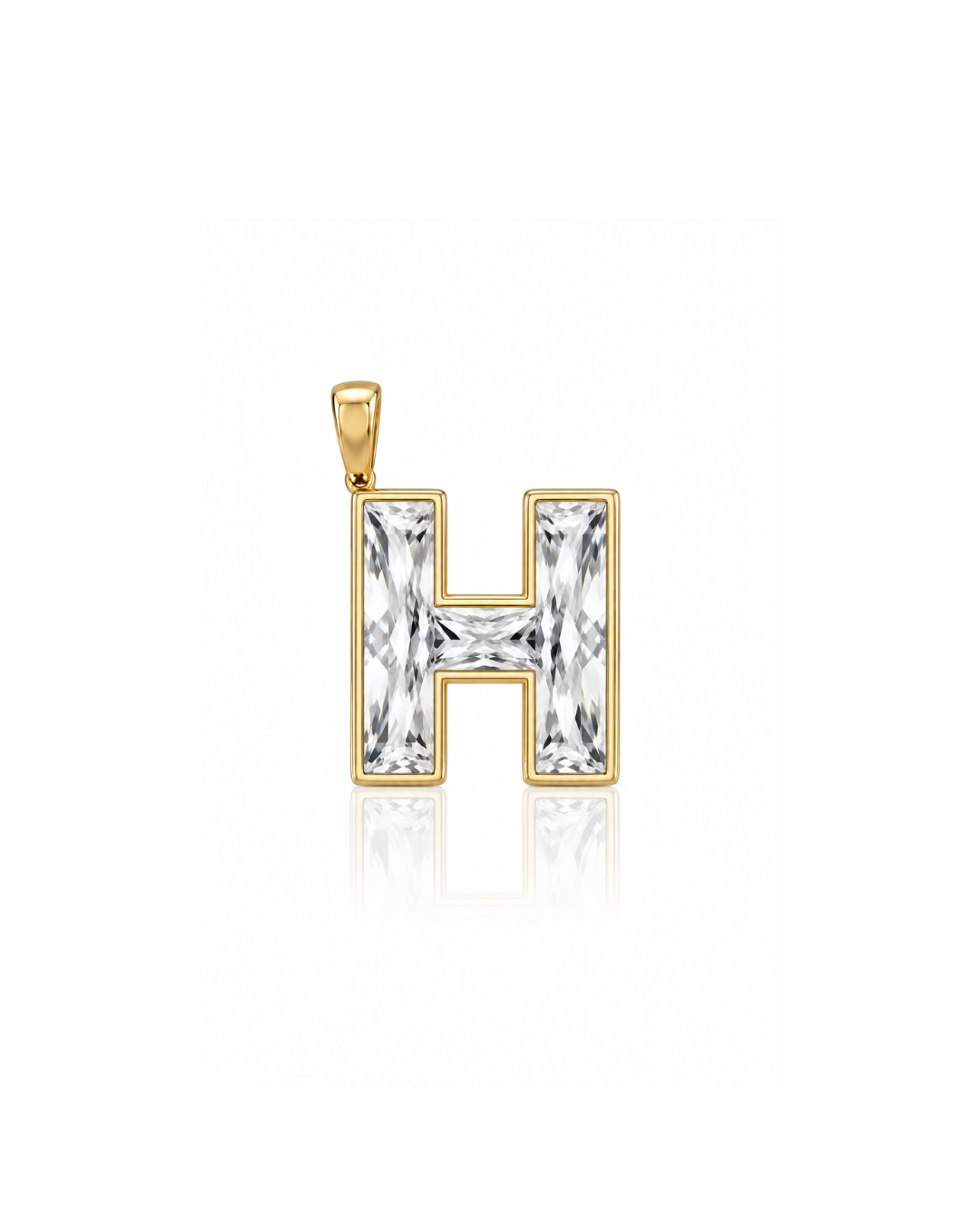 Initial Lab-Grown Pendant