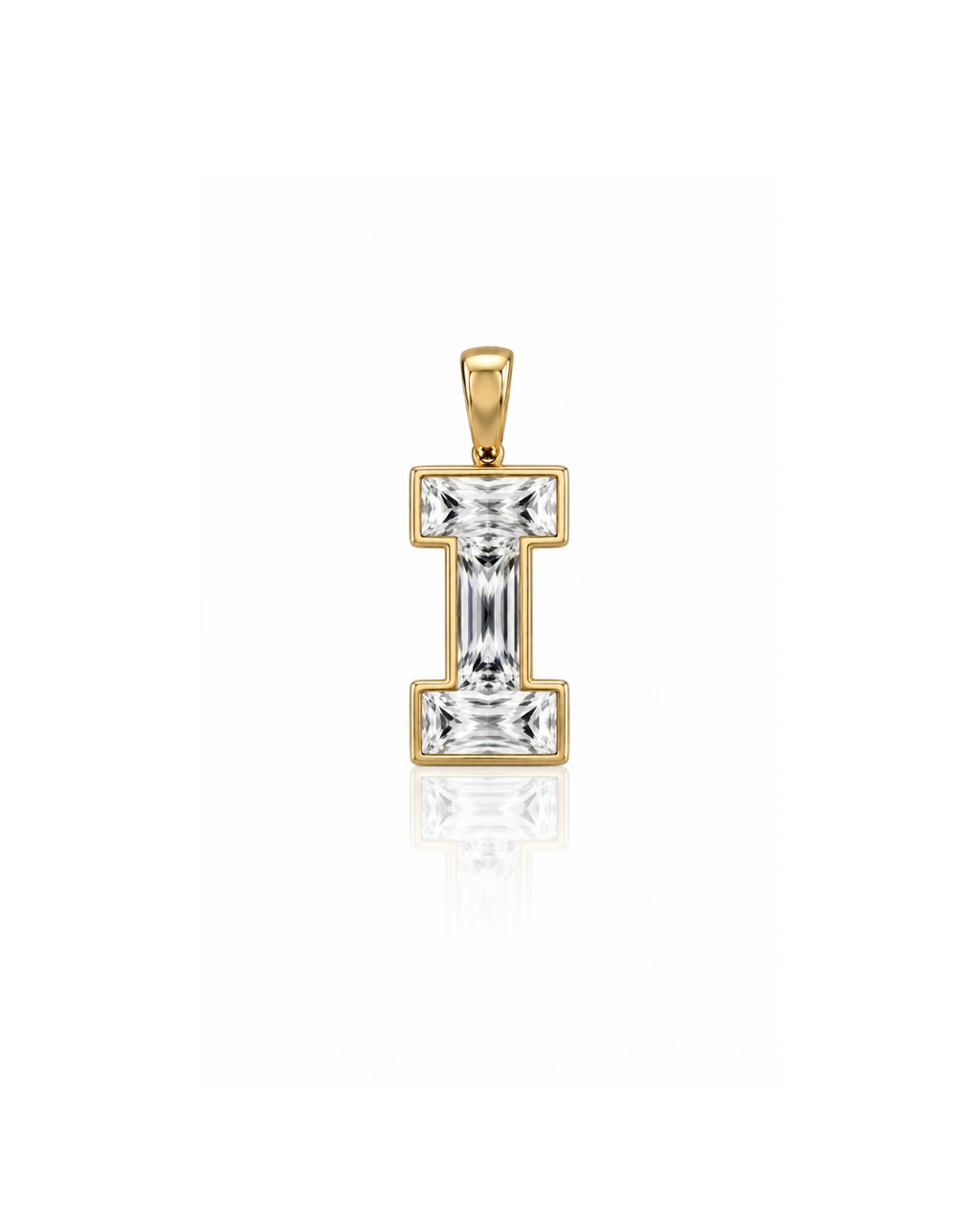 Initial Lab-Grown Pendant
