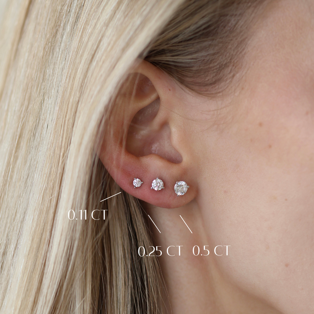 Round Lab-Grown Diamond Studs