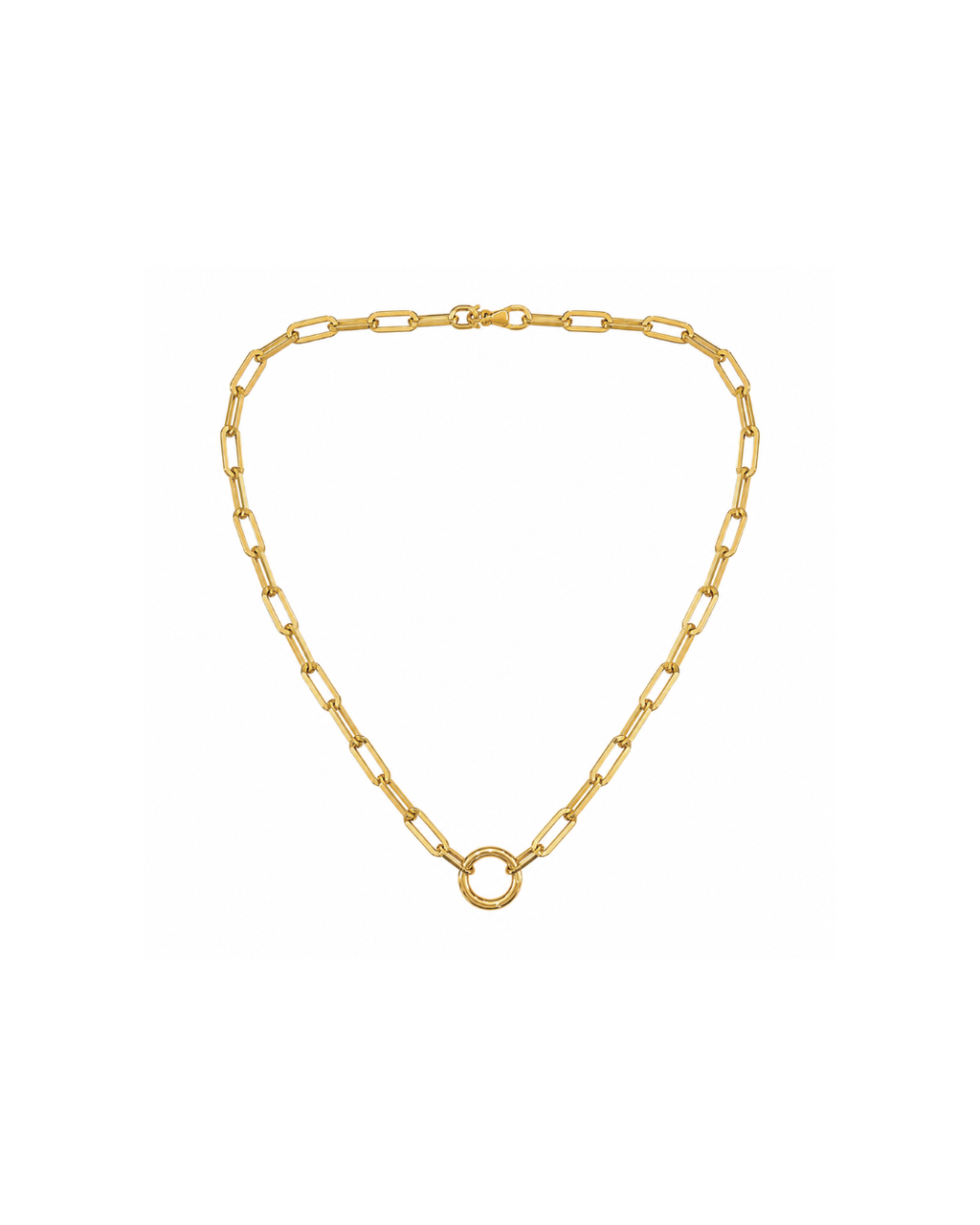 Paperclip Charm Necklace