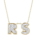 Lab-Grown Diamond Double Initial Necklace