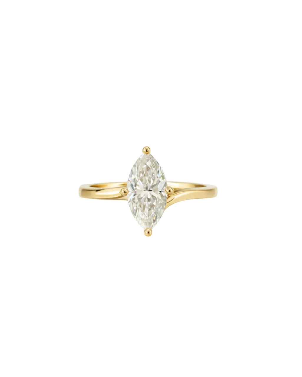 Marquise Solitaire Band