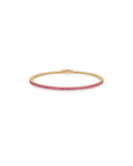 Pink Sapphire Tennis Bracelet
