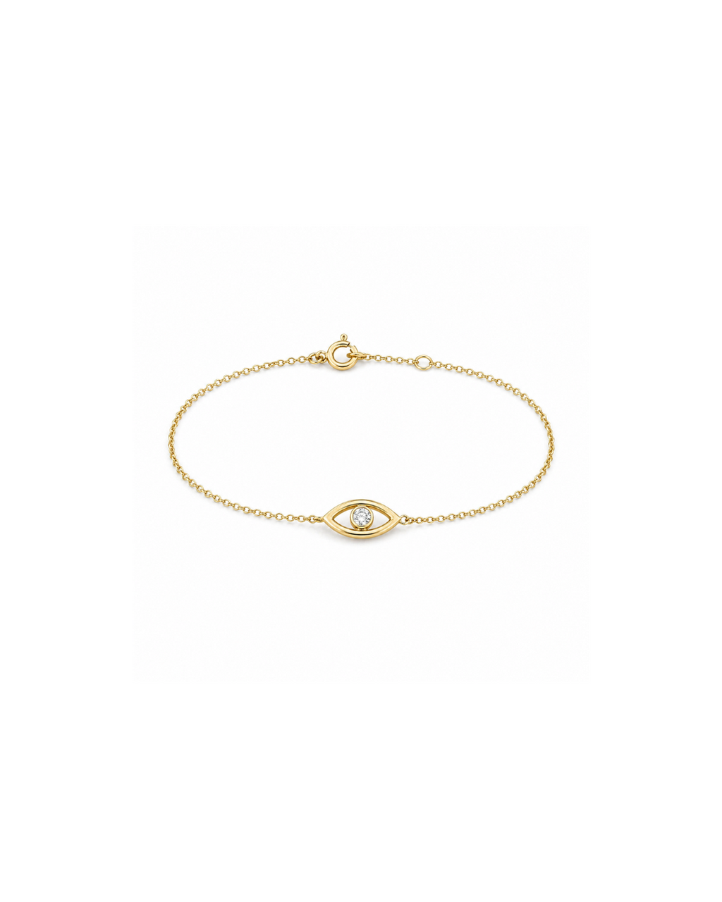 Diamond Evil Eye Bracelet