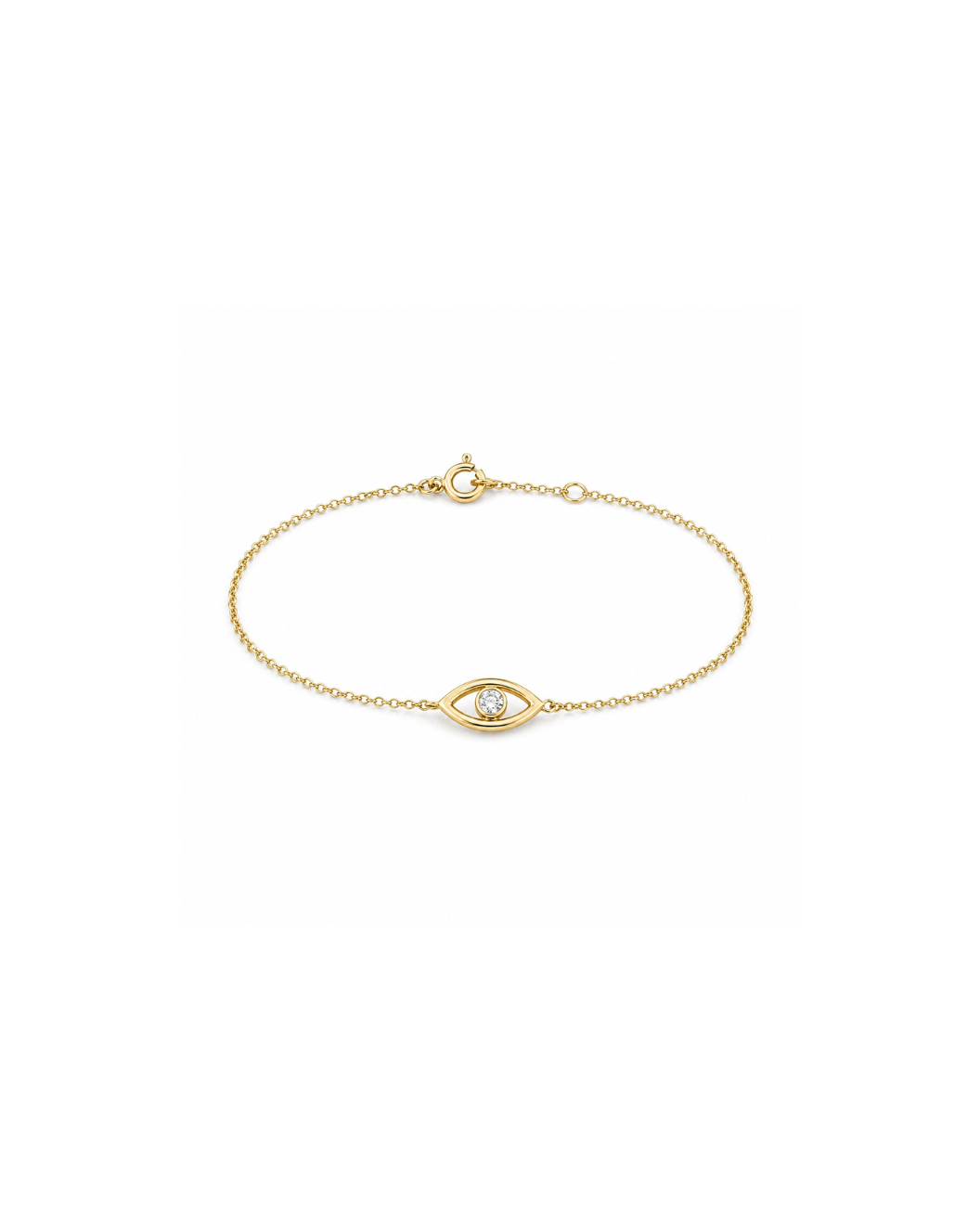 Diamond Evil Eye Bracelet