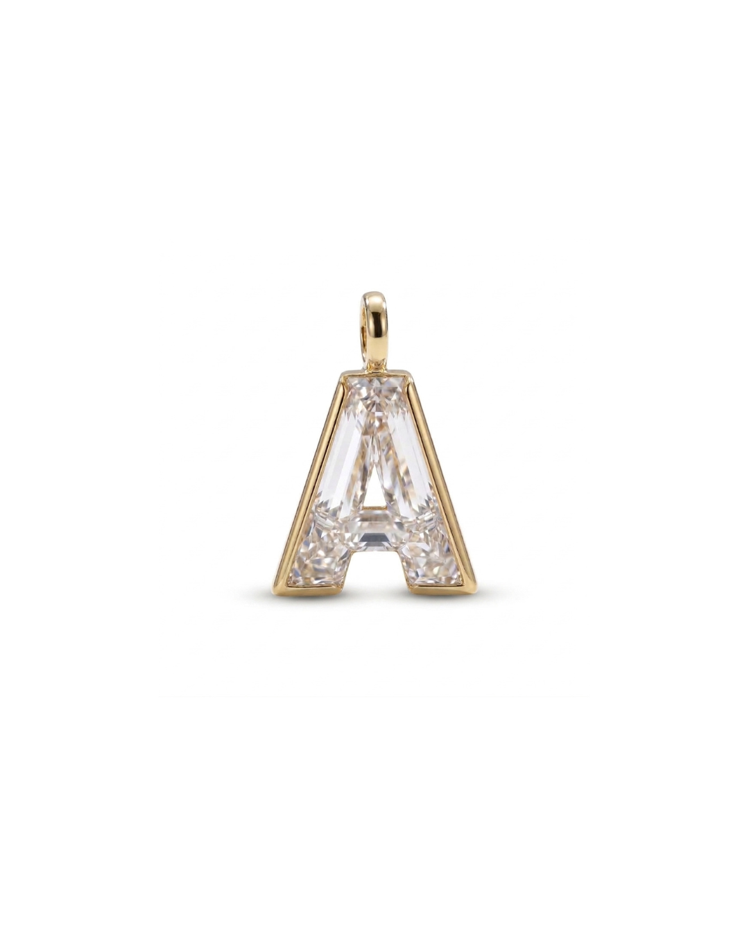 Initial Lab-Grown Pendant